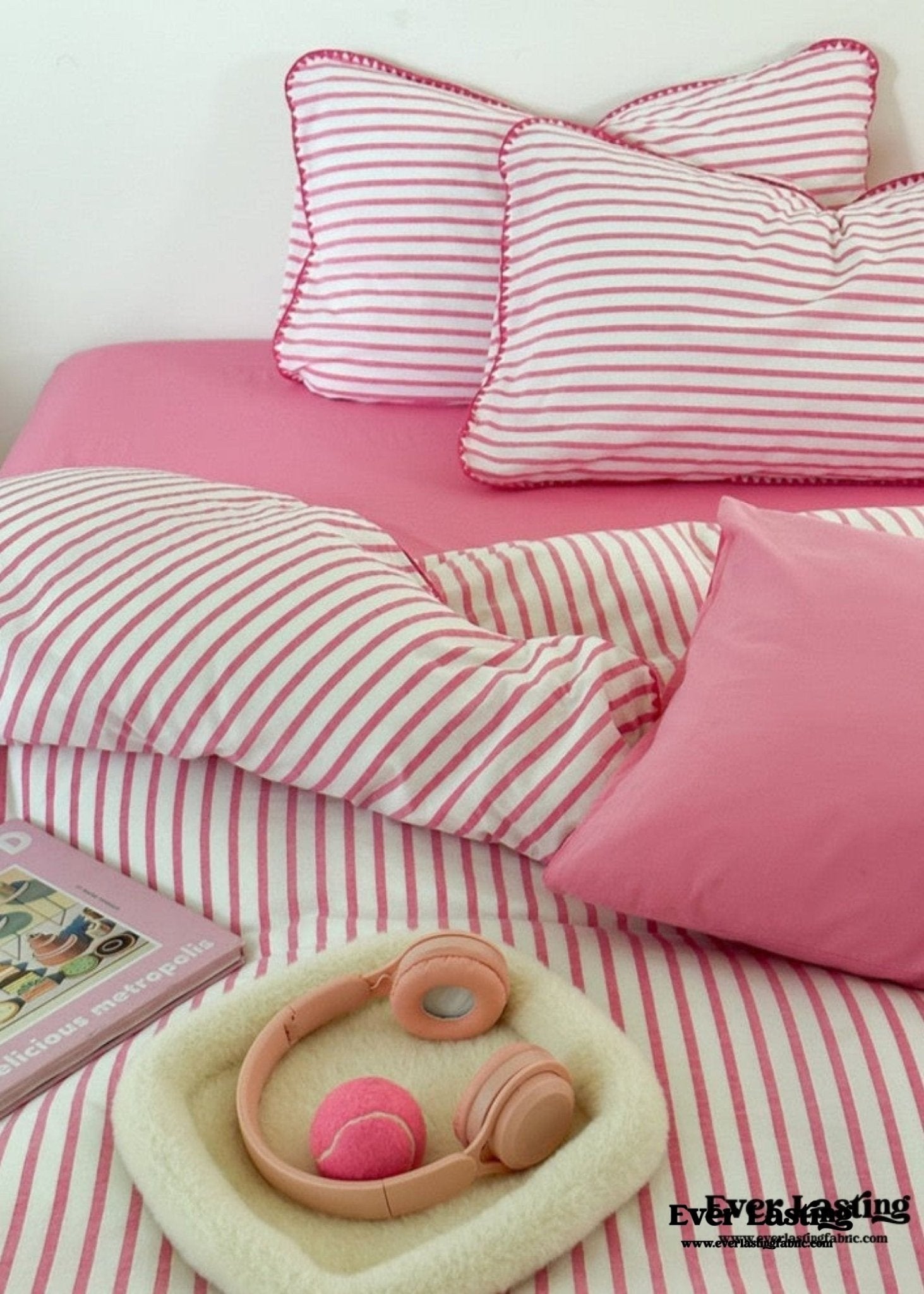 Pepper Candy Stripe Bedding Bundle - Ever Lasting