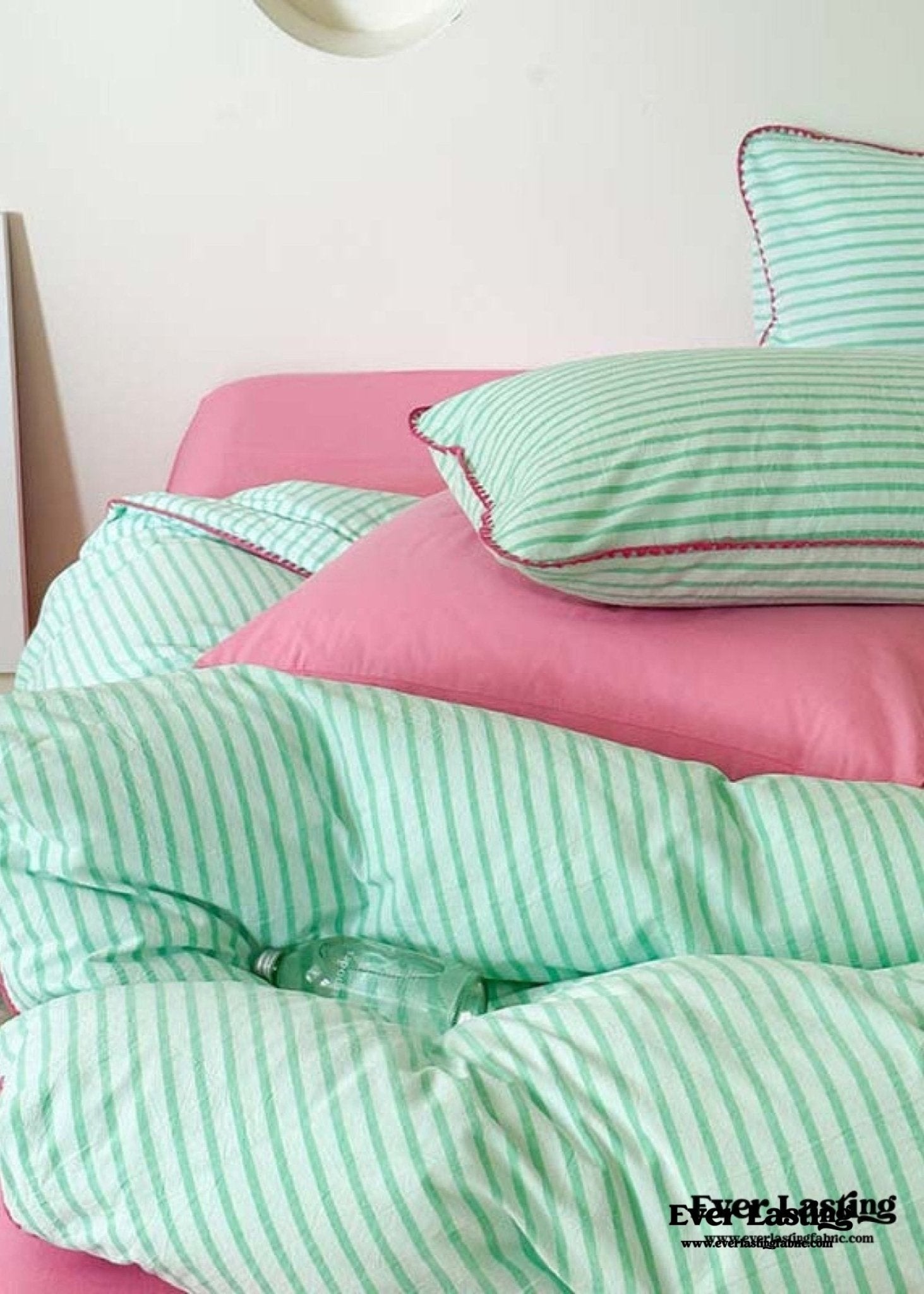 Pepper Candy Stripe Bedding Set / Fuchsia - Ever Lasting
