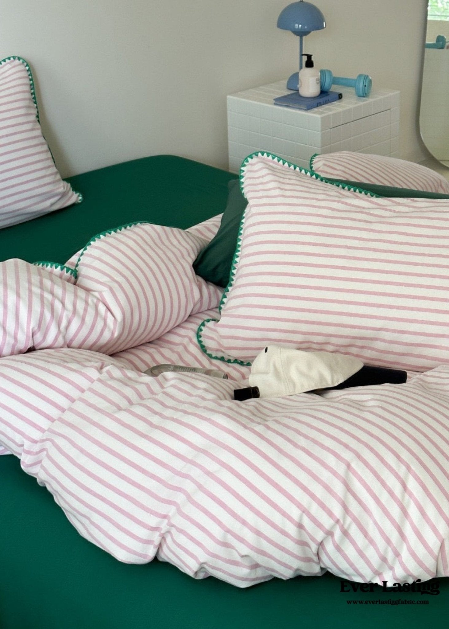 Pepper Candy Stripe Bedding Set / Fuchsia - Ever Lasting