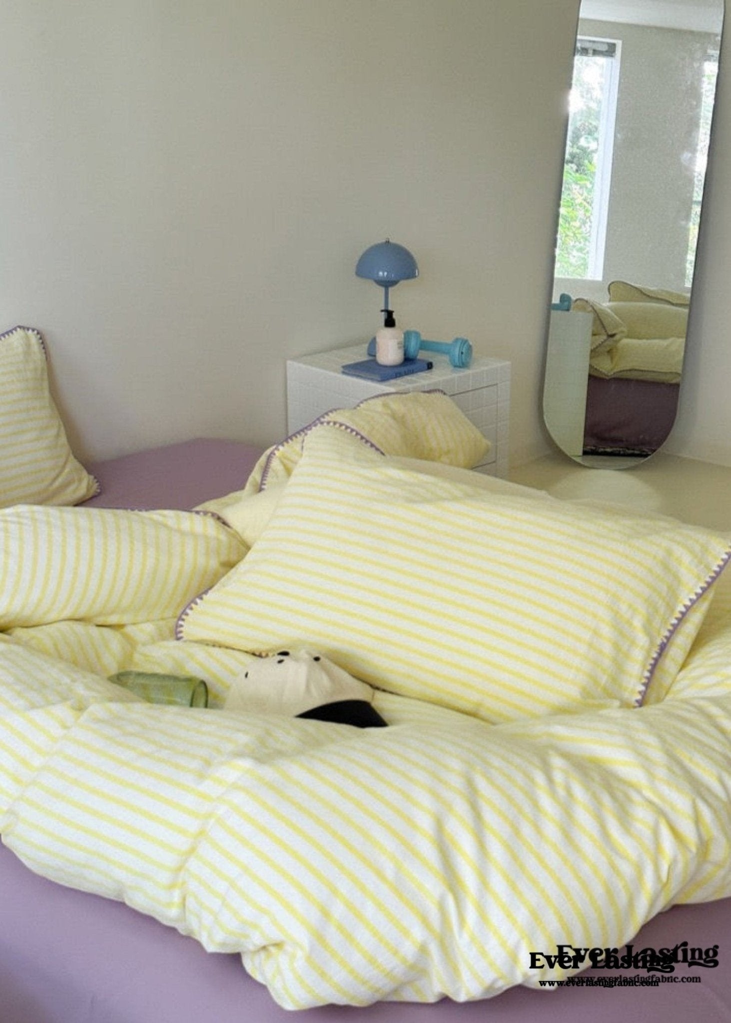 Pepper Candy Stripe Bedding Set / Fuchsia - Ever Lasting