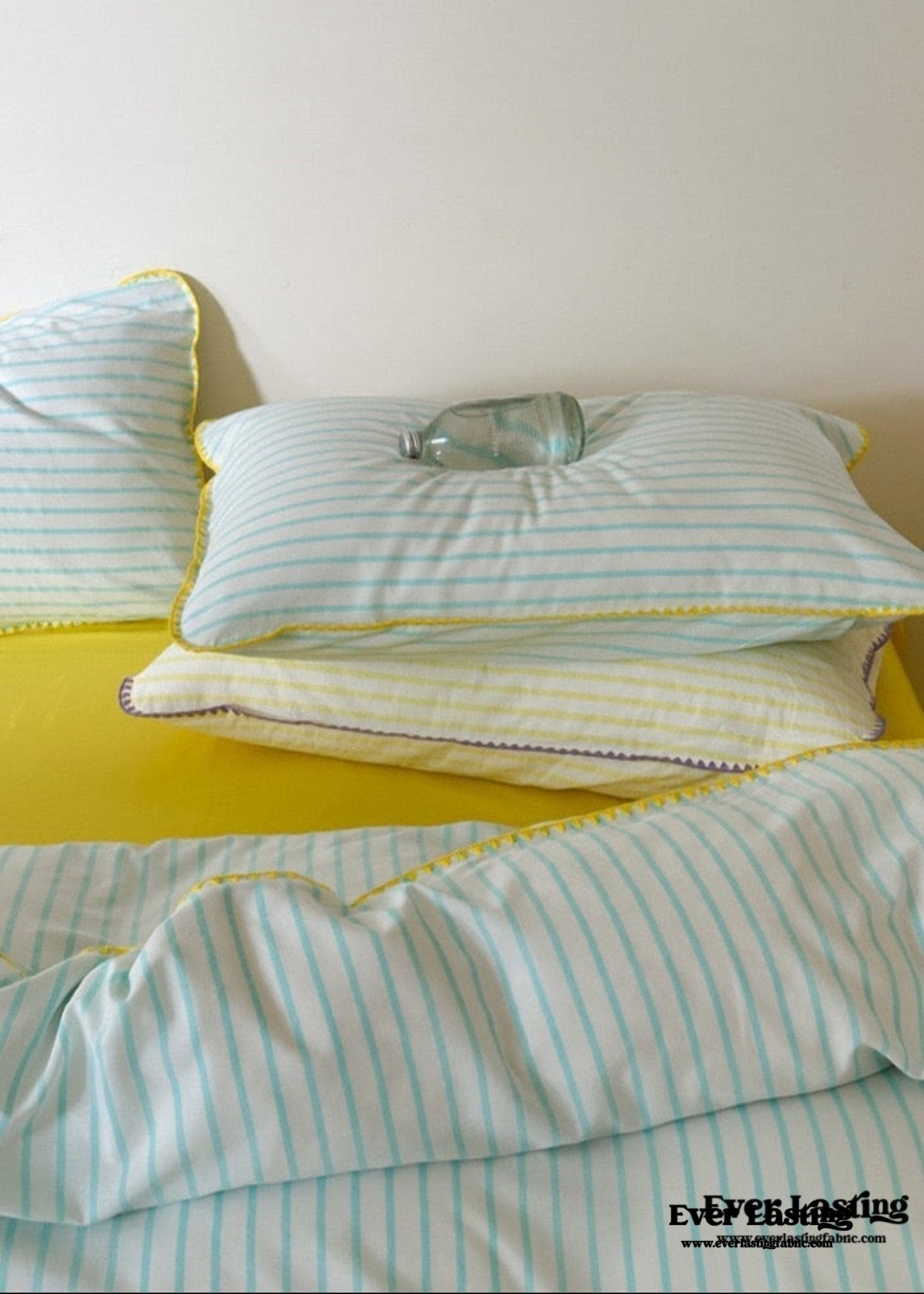 Pepper Candy Stripe Bedding Set / Fuchsia - Ever Lasting