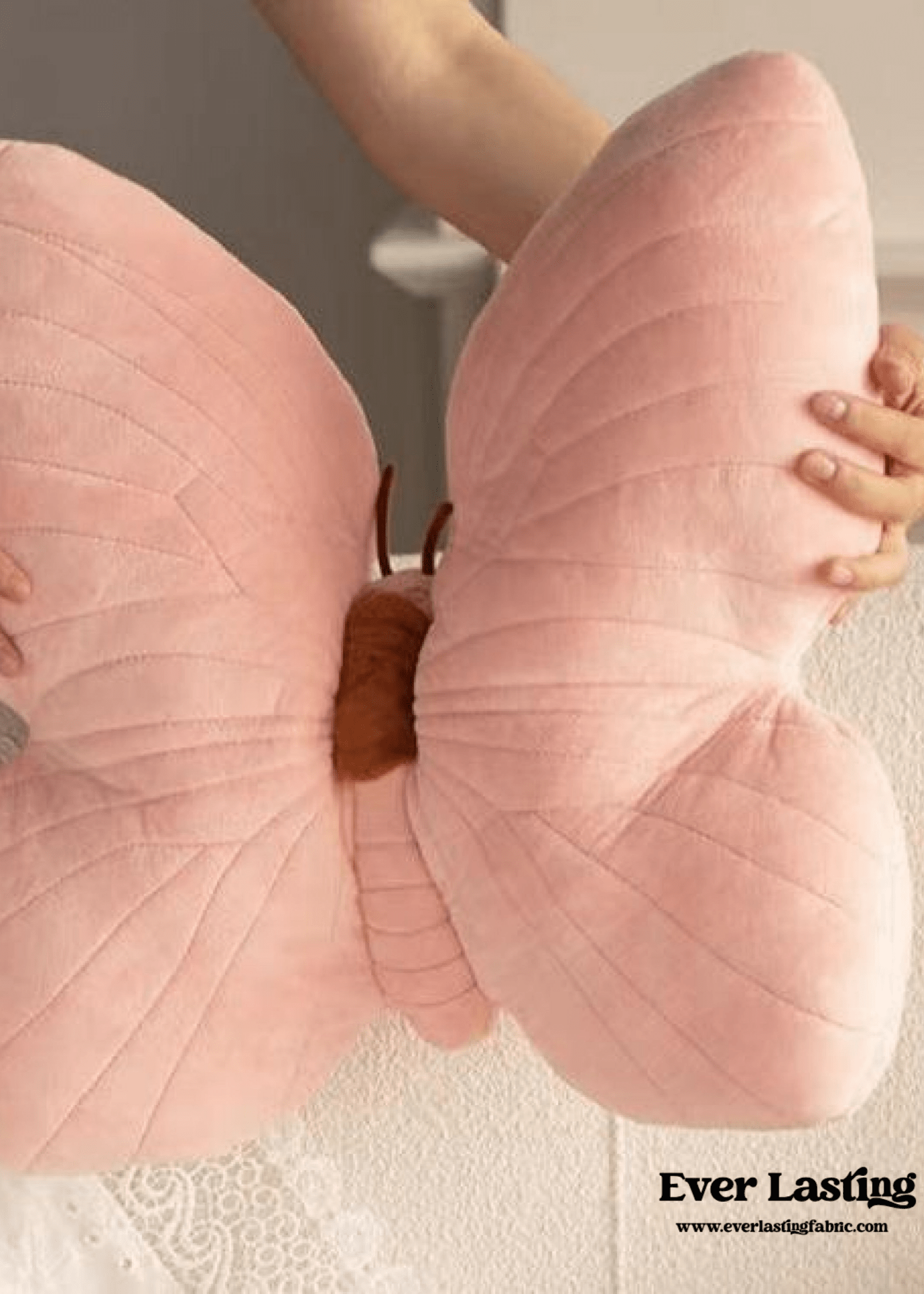 Pink Butterfly Pillow - Ever Lasting