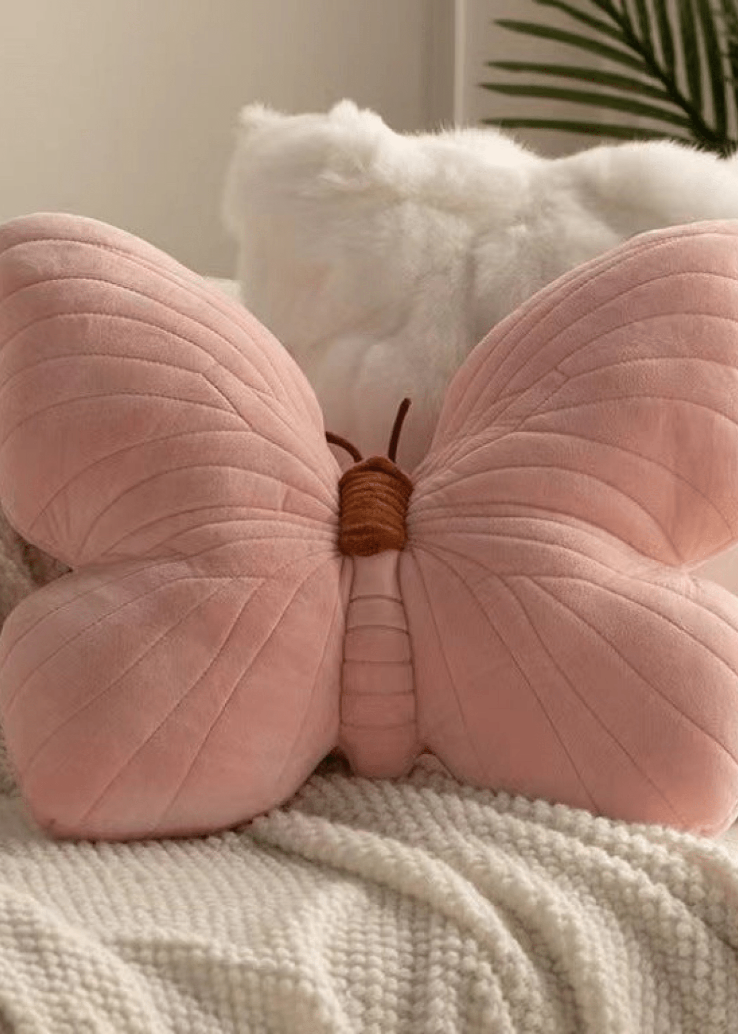 Pink Butterfly Pillow - Ever Lasting
