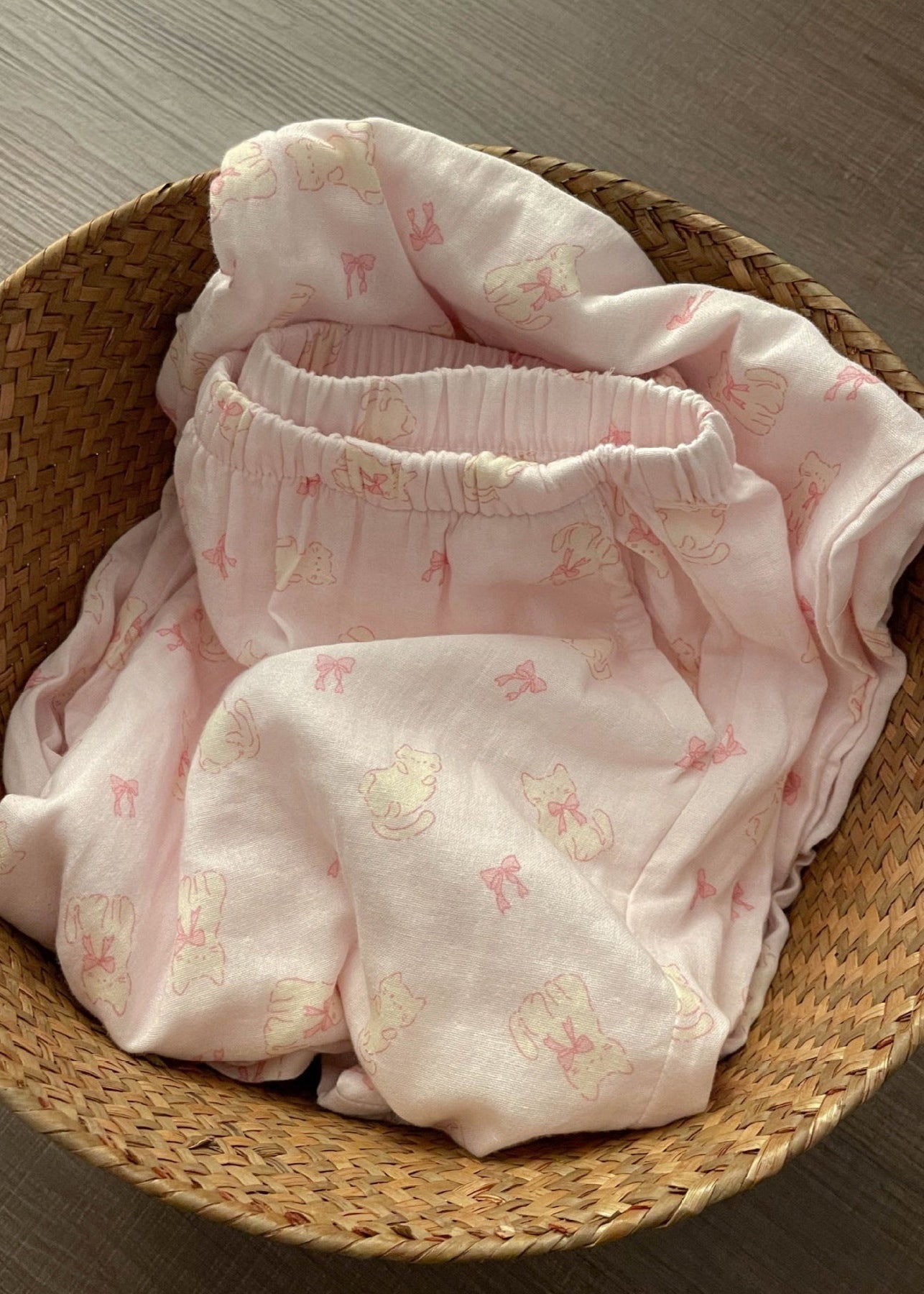 Pink Cat Bow Lounge Pajama Pants - Ever Lasting