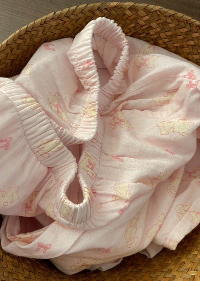 Pink Cat Bow Lounge Pajama Pants - Ever Lasting