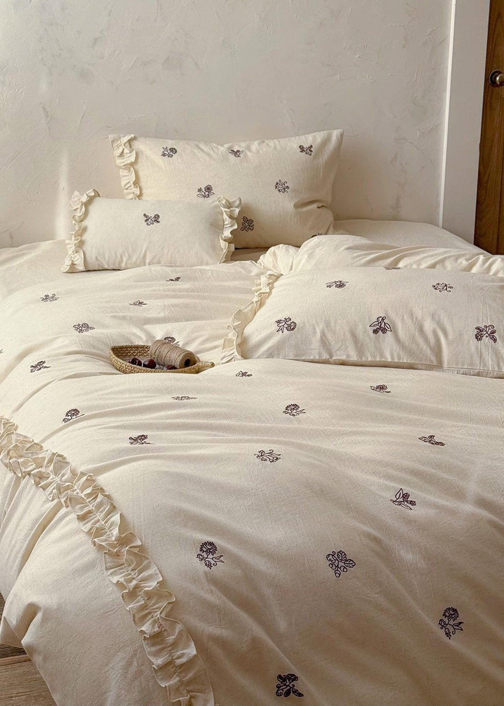 -Ever Lasting - Piper Floral Ruffle Bedding Bundle -Bedding Bundle -Ever Lasting