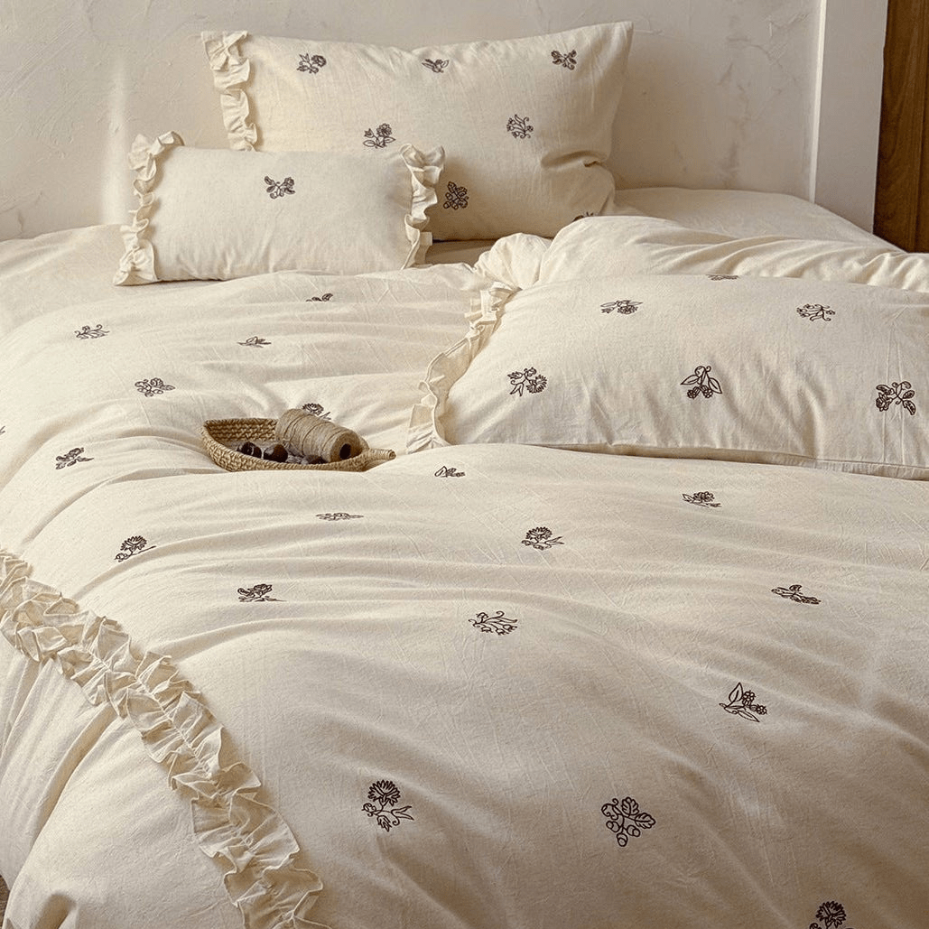 -Ever Lasting - Piper Floral Ruffle Bedding Bundle -Bedding Bundle -Ever Lasting