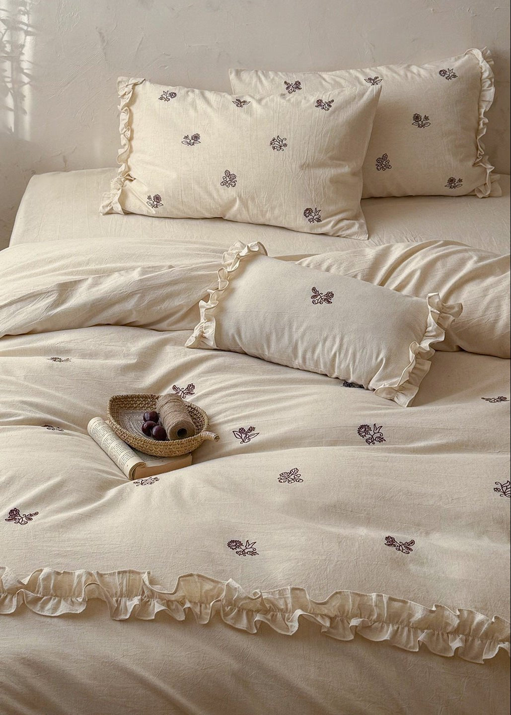 -Ever Lasting - Piper Floral Ruffle Bedding Bundle -Bedding Bundle -Ever Lasting