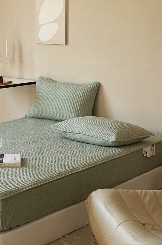 - Ever Lasting - Plant Based Thickened Mattress Protector Fitted Sheet (5 Colors) - Bed Sheet - Ever Lasting