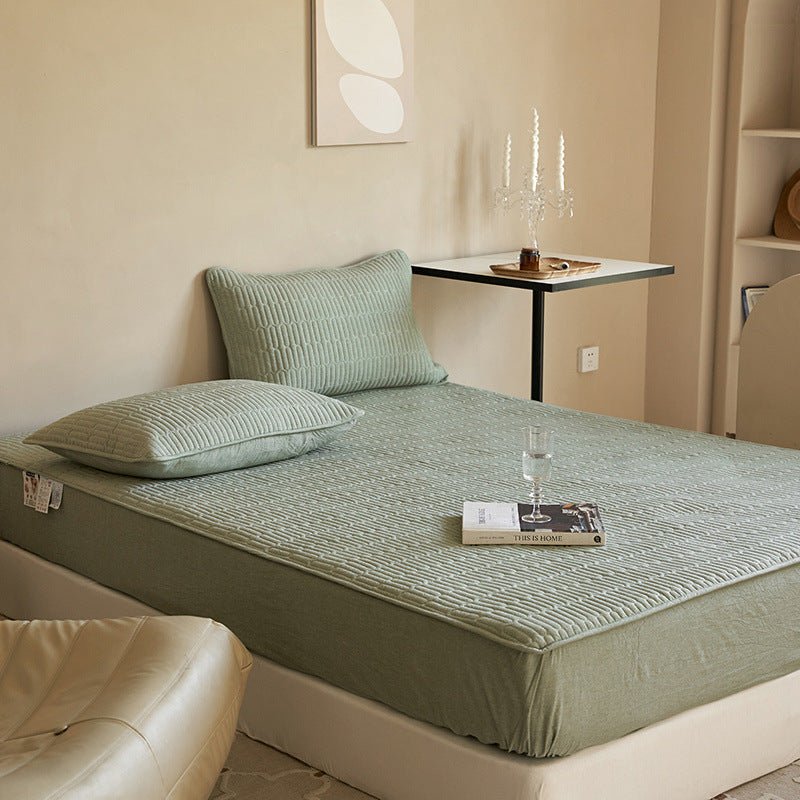 - Ever Lasting - Plant Based Thickened Mattress Protector Fitted Sheet (5 Colors) - Bed Sheet - Ever Lasting