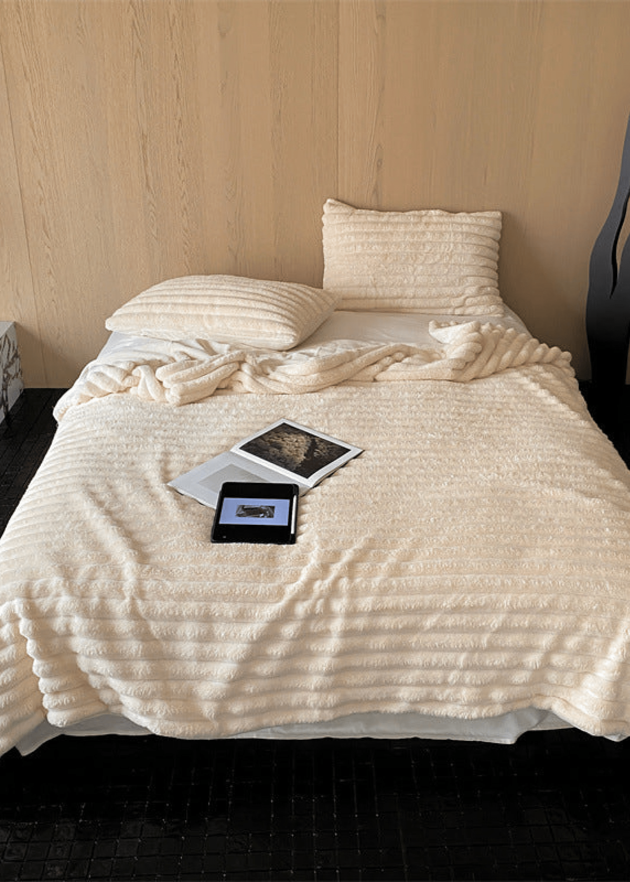 - Ever Lasting - Plush Cozy Jacquard Blanket / Blue - Blankets - Ever Lasting