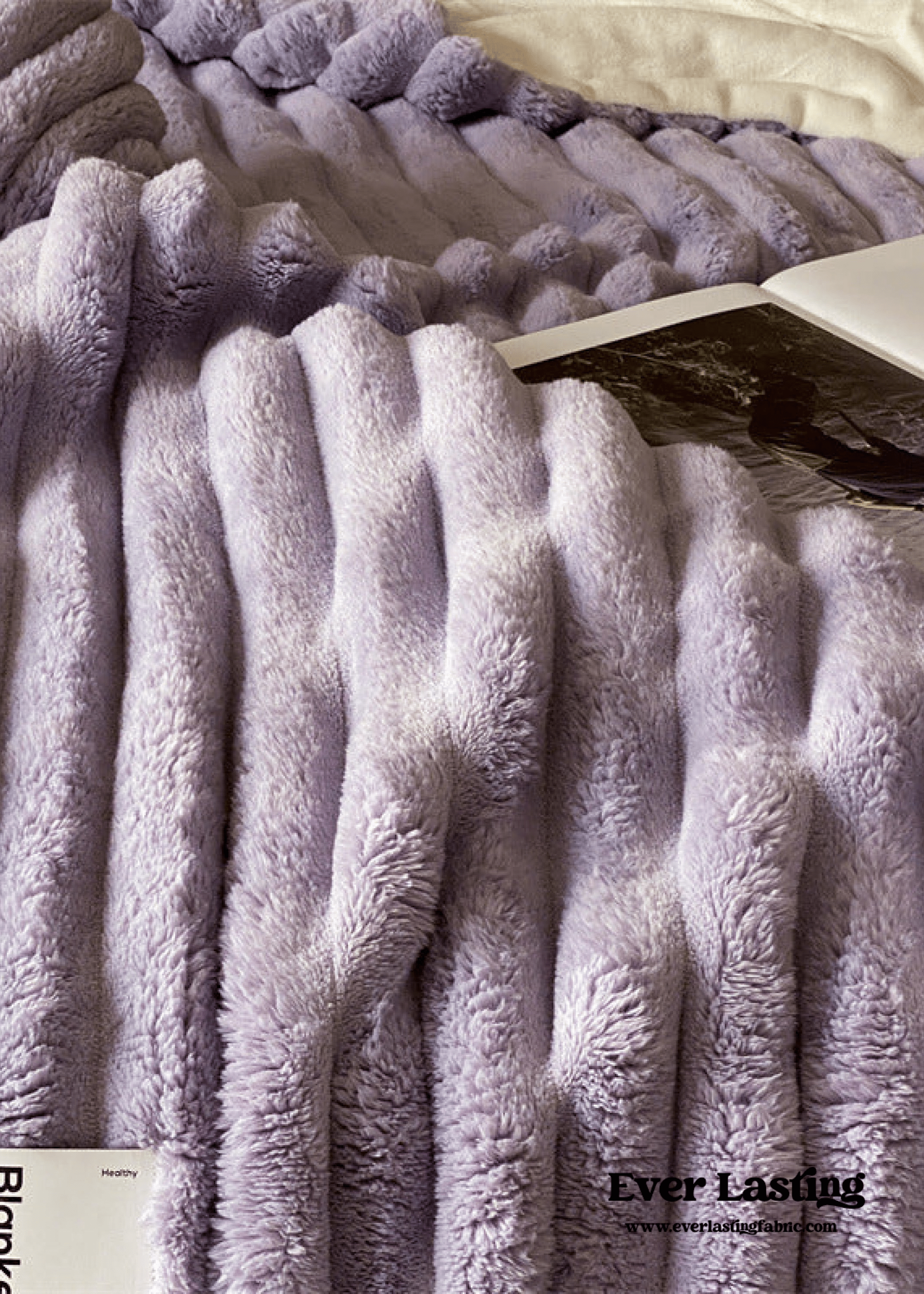 - Ever Lasting - Plush Cozy Jacquard Blanket / Blue - Blankets - Ever Lasting