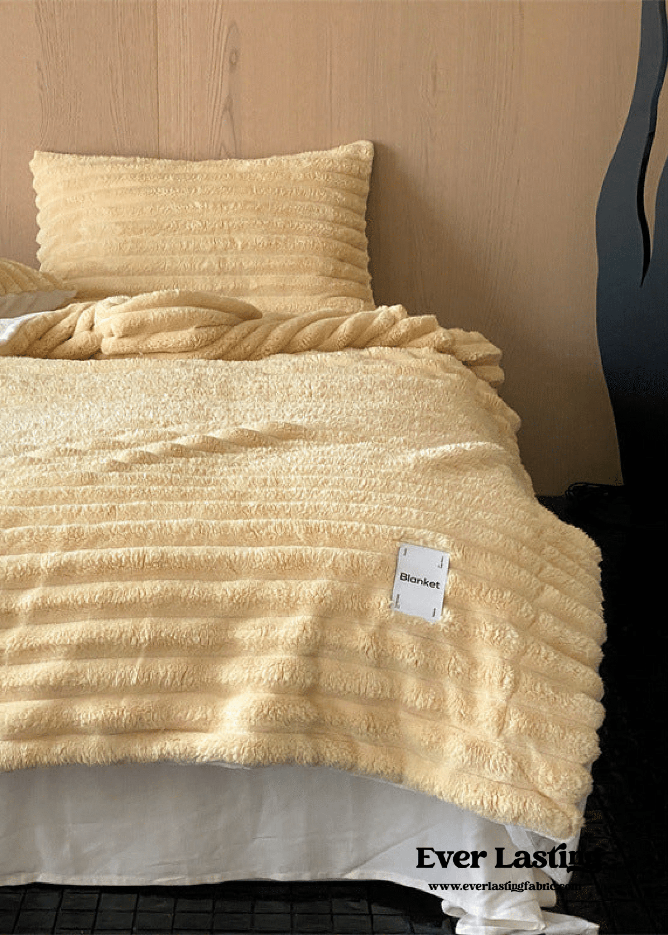 - Ever Lasting - Plush Cozy Jacquard Blanket / Blue - Blankets - Ever Lasting