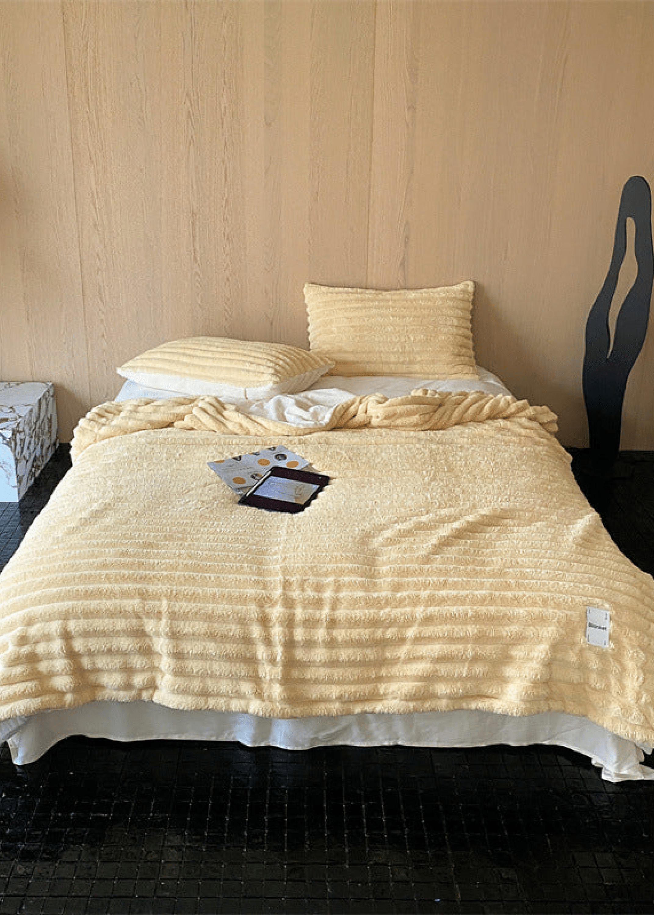 - Ever Lasting - Plush Cozy Jacquard Blanket / Blue - Blankets - Ever Lasting