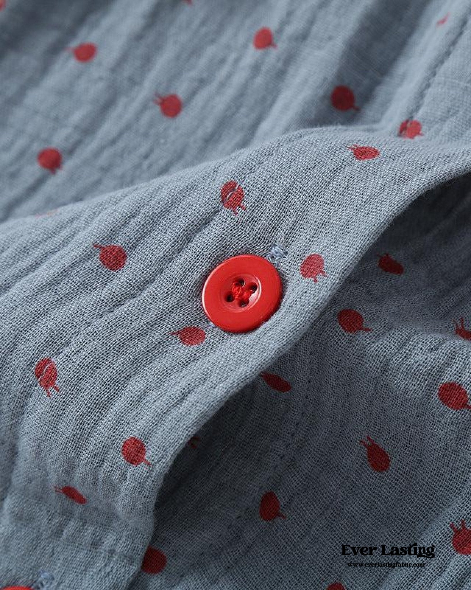 Polka Dot Cute Collared Pajama Set - Ever Lasting