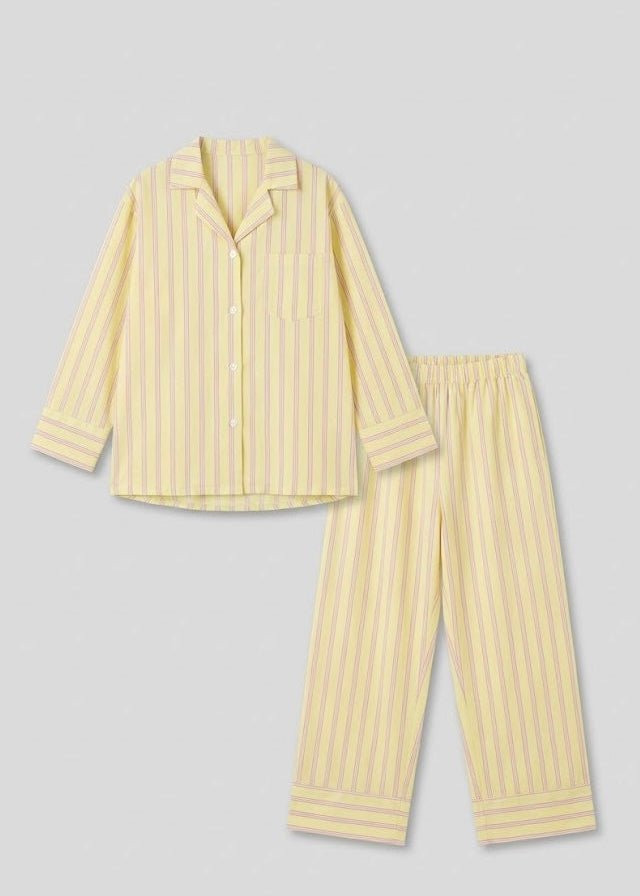 - Ever Lasting - Reese Long - Sleeve Striped Pajama Set / Purple - Pajamas - Ever Lasting