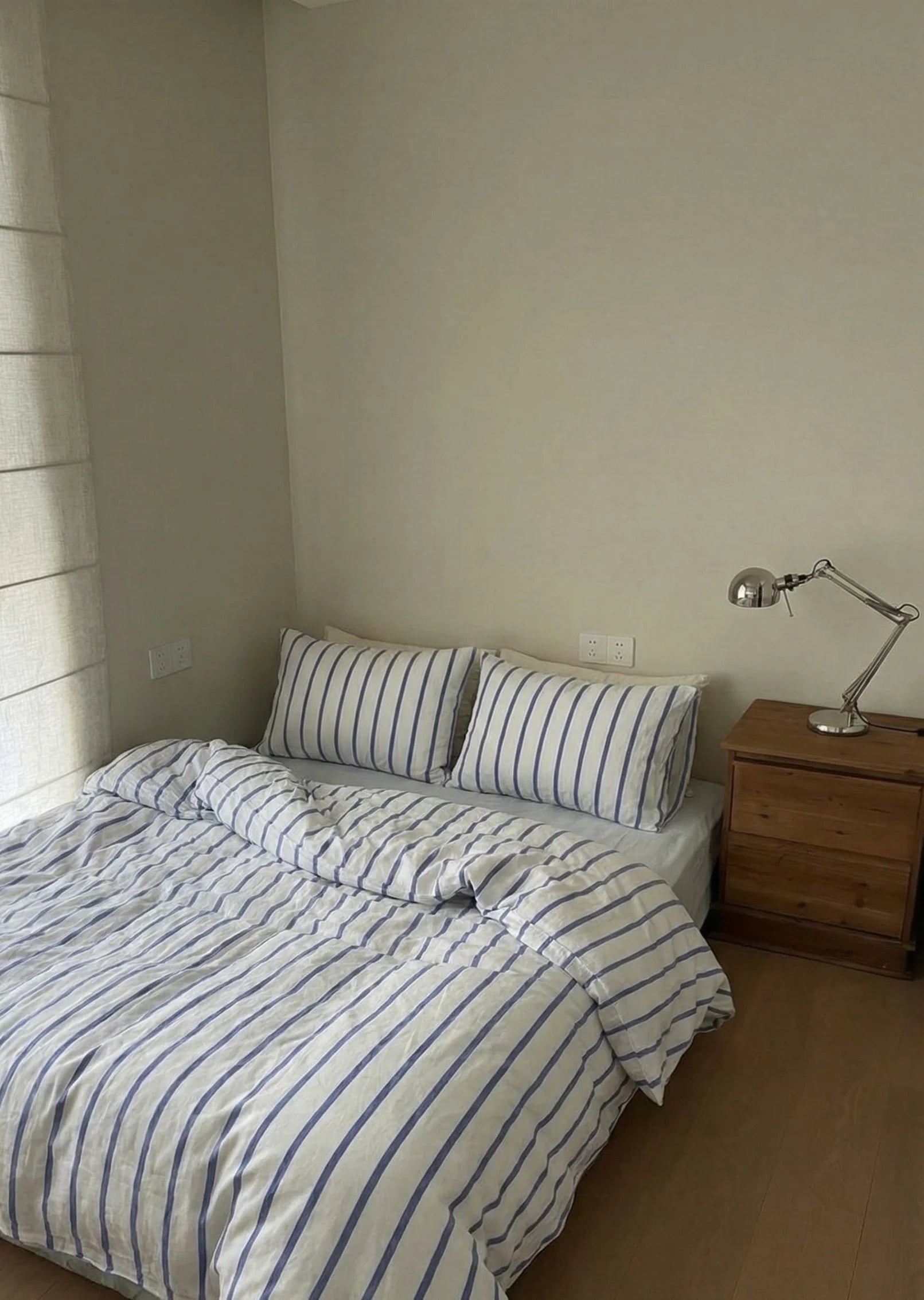 - Ever Lasting - Refreshing Stripe Bedding Set / Blue Single - Bedding Set - Ever Lasting