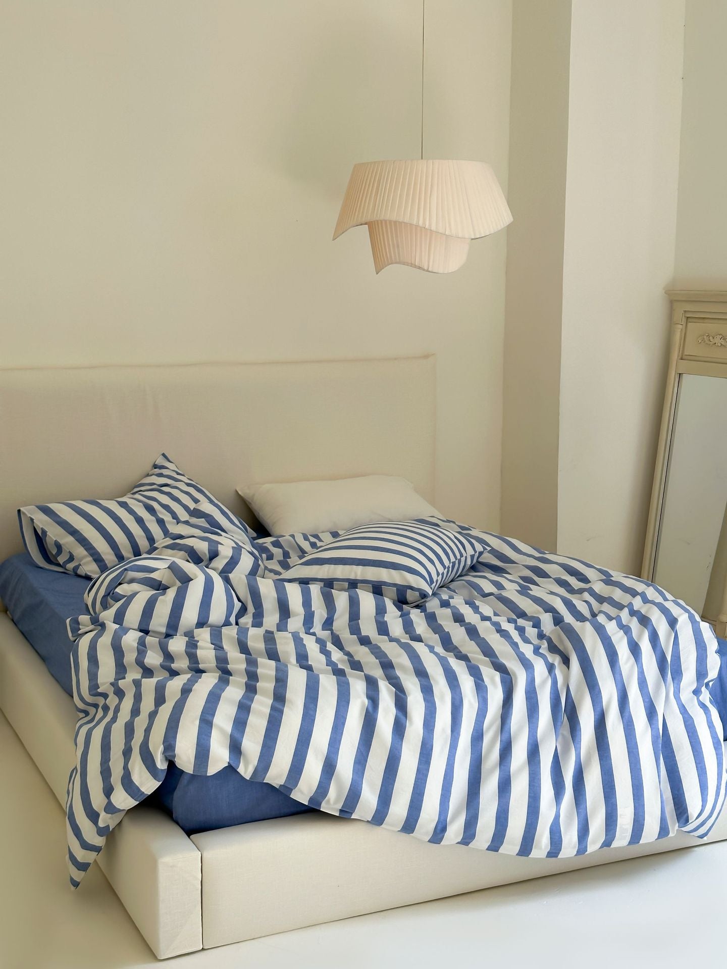 - Ever Lasting - Refreshing Stripe Bedding Set / Blue Single - Bedding Set - Ever Lasting