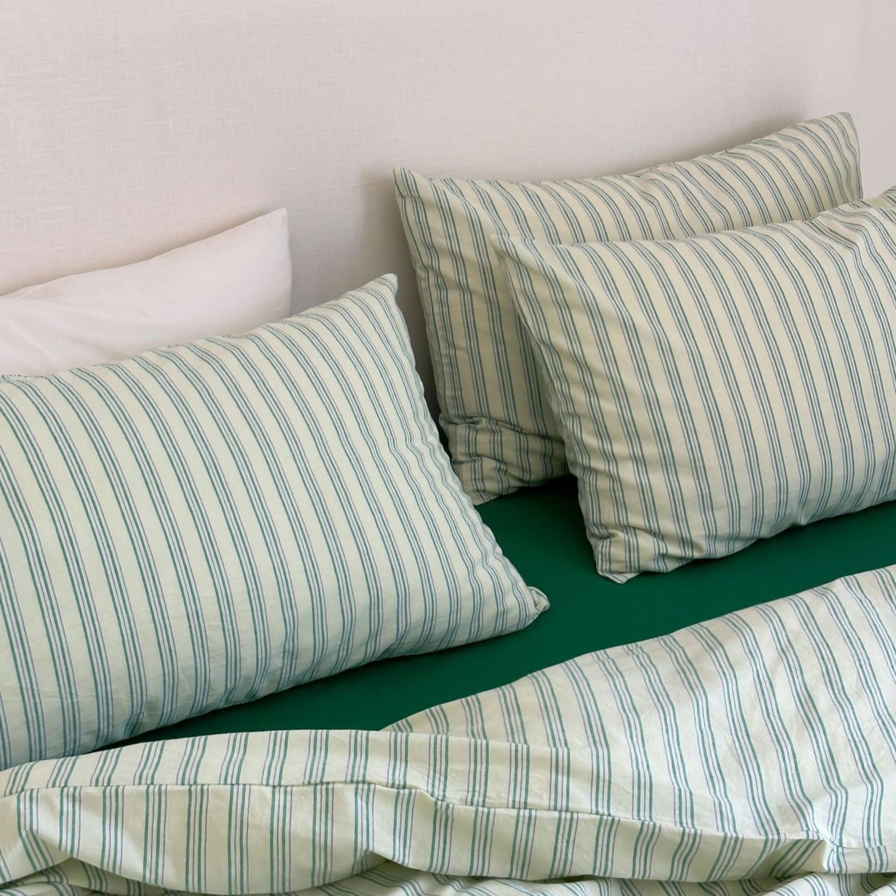 Lavender Grey Throw Pillow [Light Green] MK Pillows