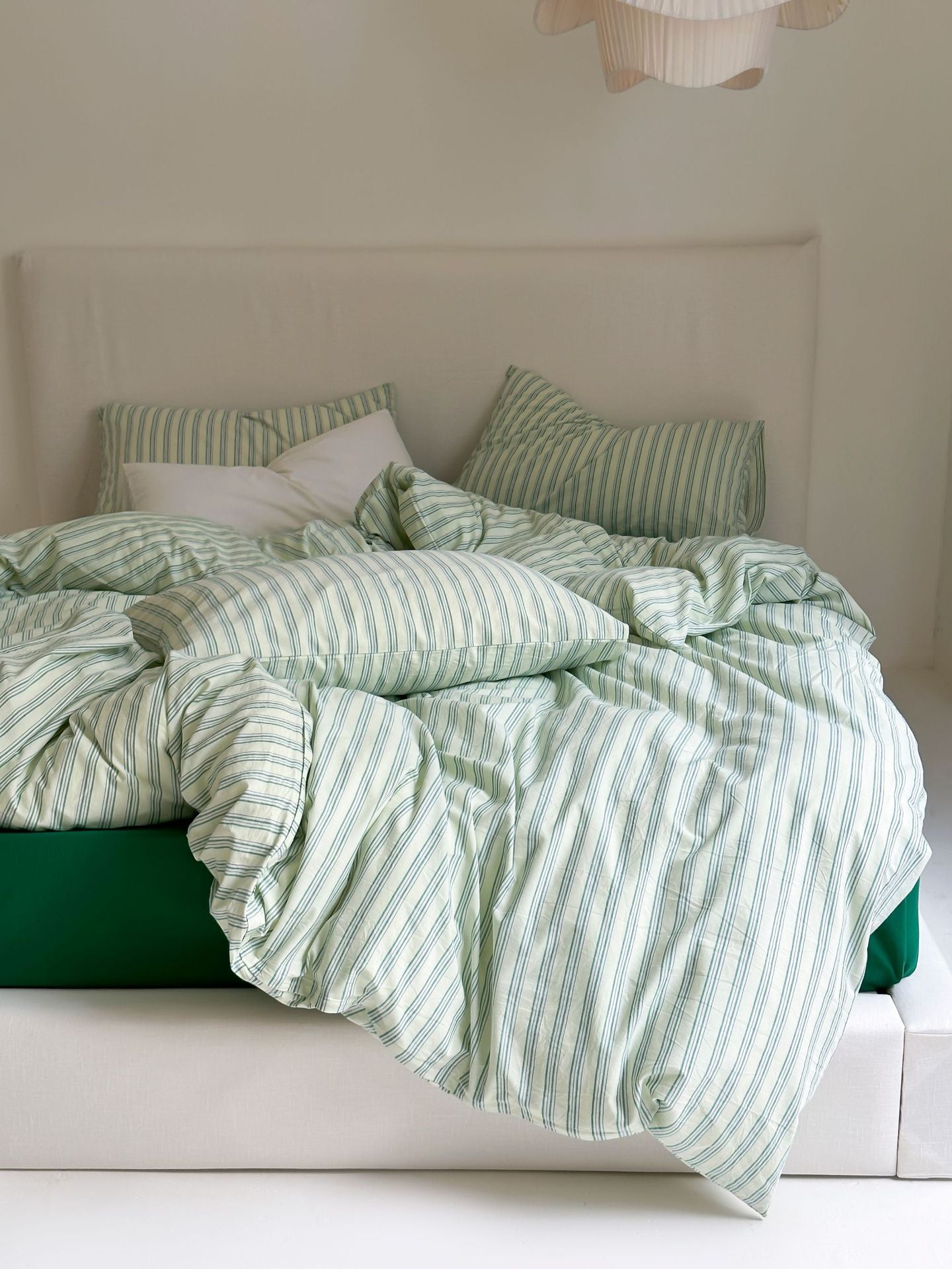 - Ever Lasting - Refreshing Washed Cotton Stripe Bedding Bundle - Bedding Bundle - Ever Lasting