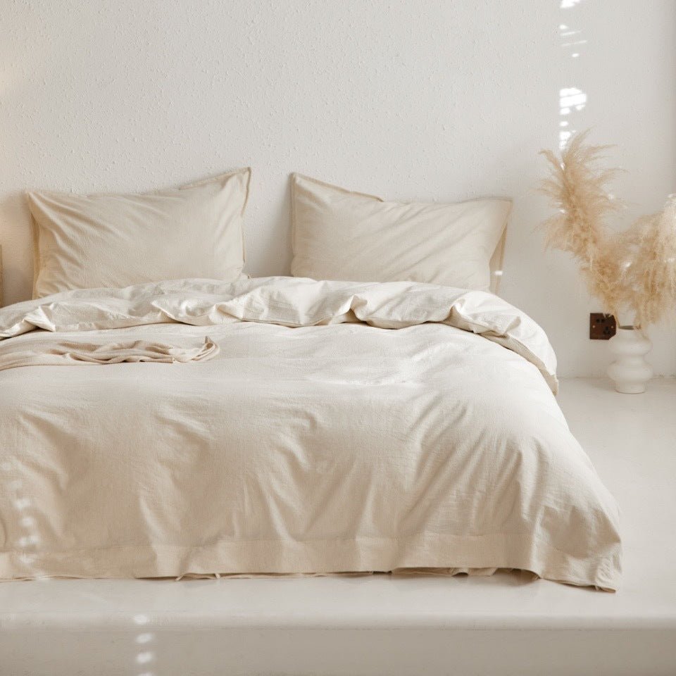 - Ever Lasting - Rhea Pastel Bedding Set / Light Gray - Bedding Set - Ever Lasting