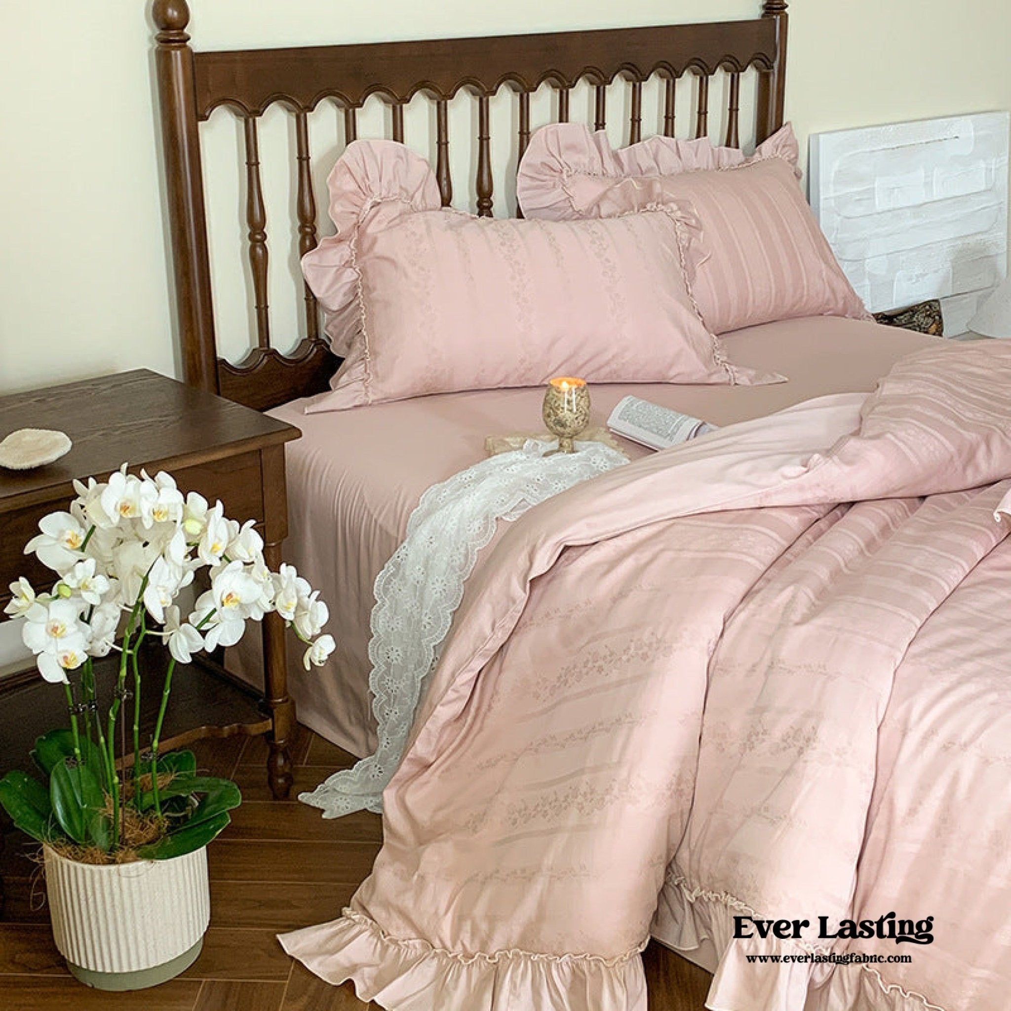 Romantic Floral Warm Tone Bedding Bundle - Ever Lasting