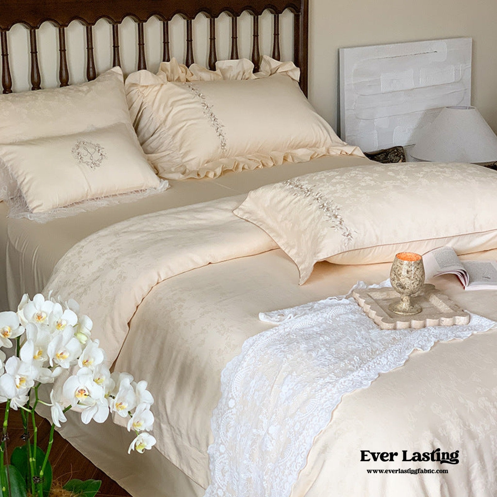 Romantic Floral Warm Tone Bedding Bundle - Ever Lasting