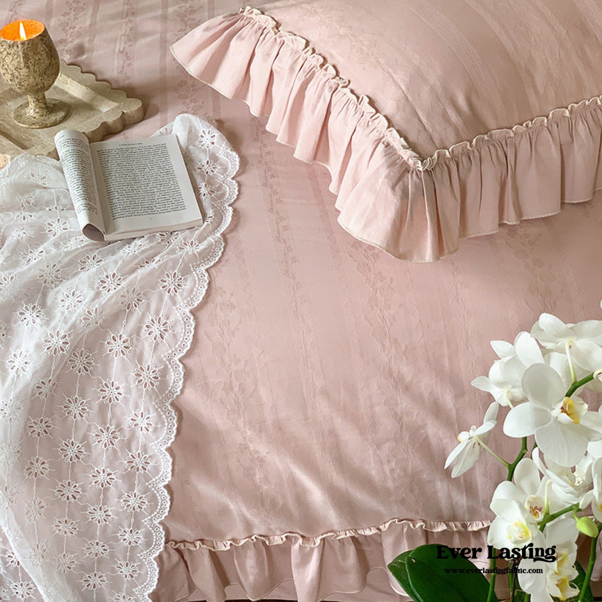 Romantic Floral Warm Tone Bedding Bundle - Ever Lasting