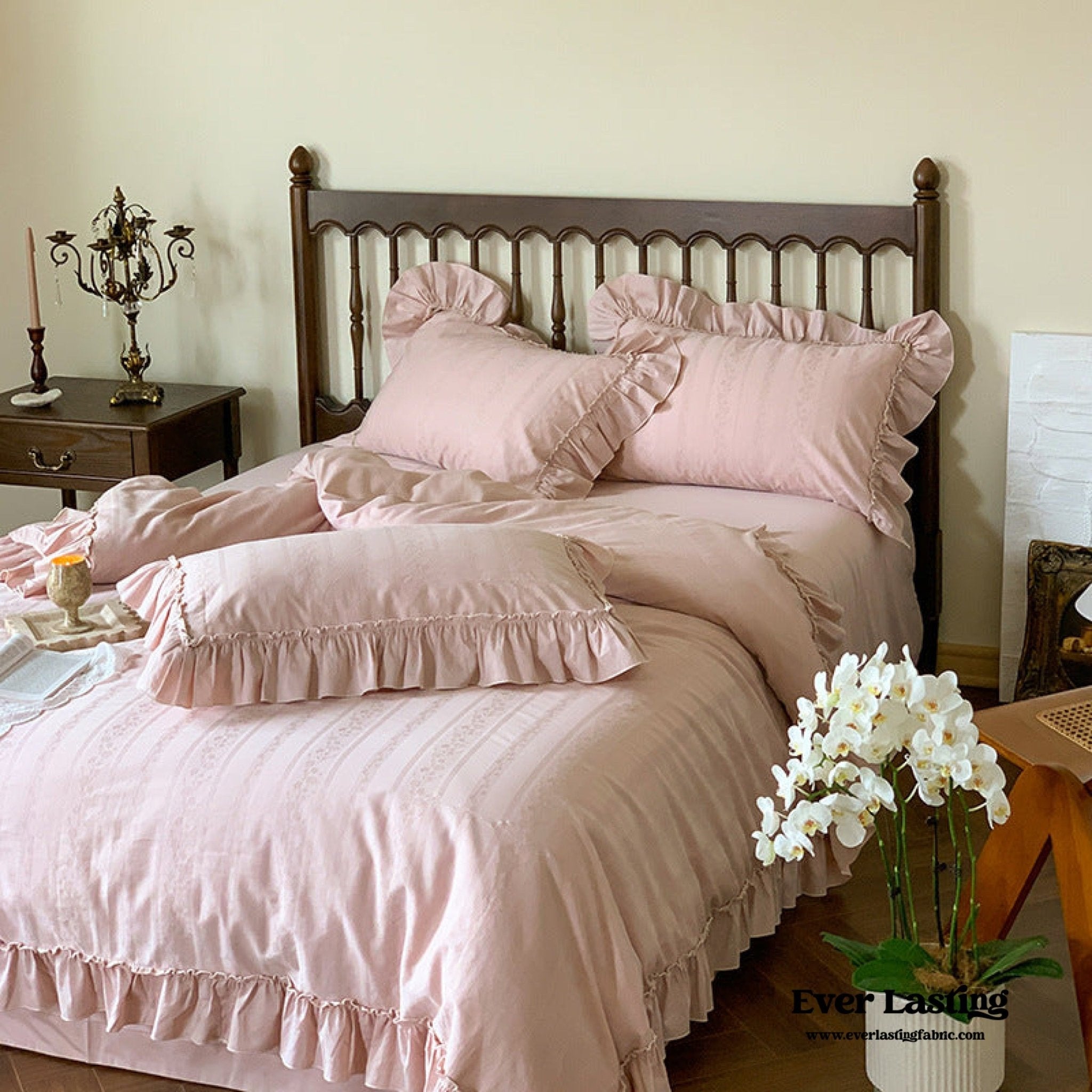 Romantic Floral Warm Tone Bedding Bundle - Ever Lasting