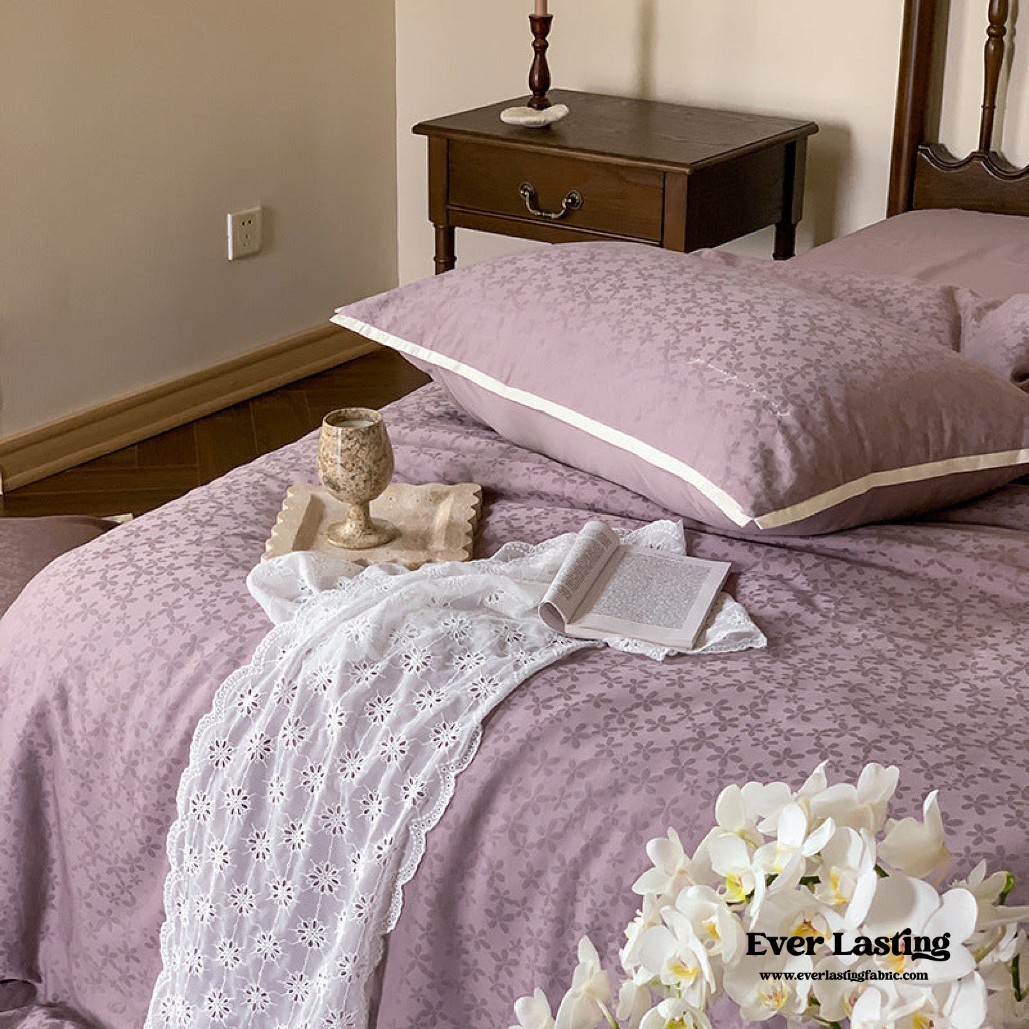 Romantic Floral Warm Tone Bedding Bundle - Ever Lasting