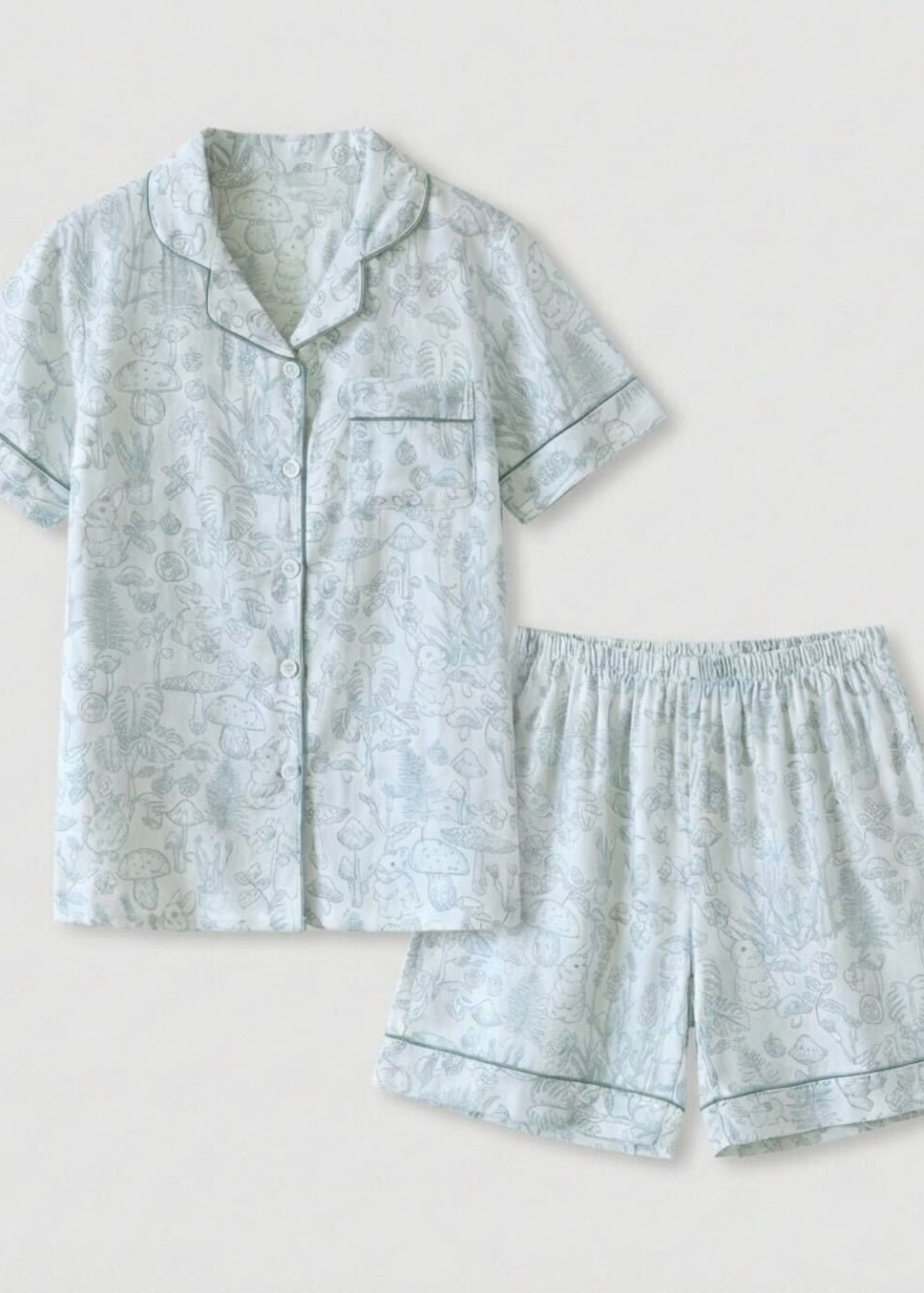 - Ever Lasting - Romilly Floral Pajama Set / Red - Pajamas - Ever Lasting