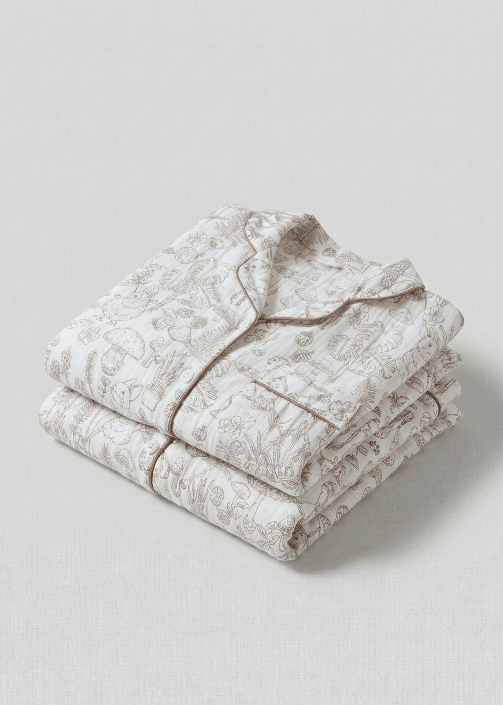 - Ever Lasting - Romilly Ruffle Floral Pajama Set / Red - Pajamas - Ever Lasting