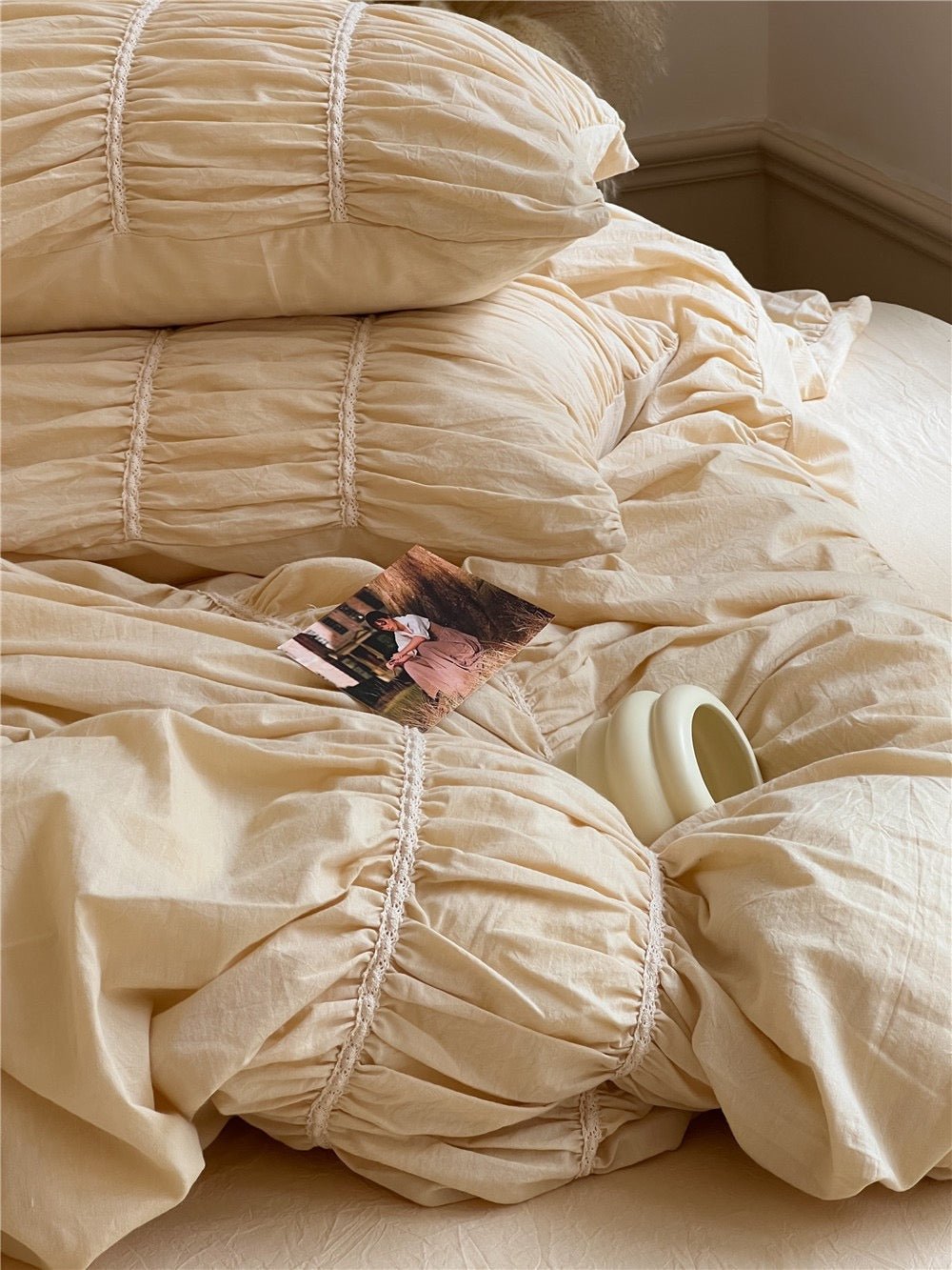 - Ever Lasting - Royal Bedding Set / Beige - Bedding Set - Ever Lasting