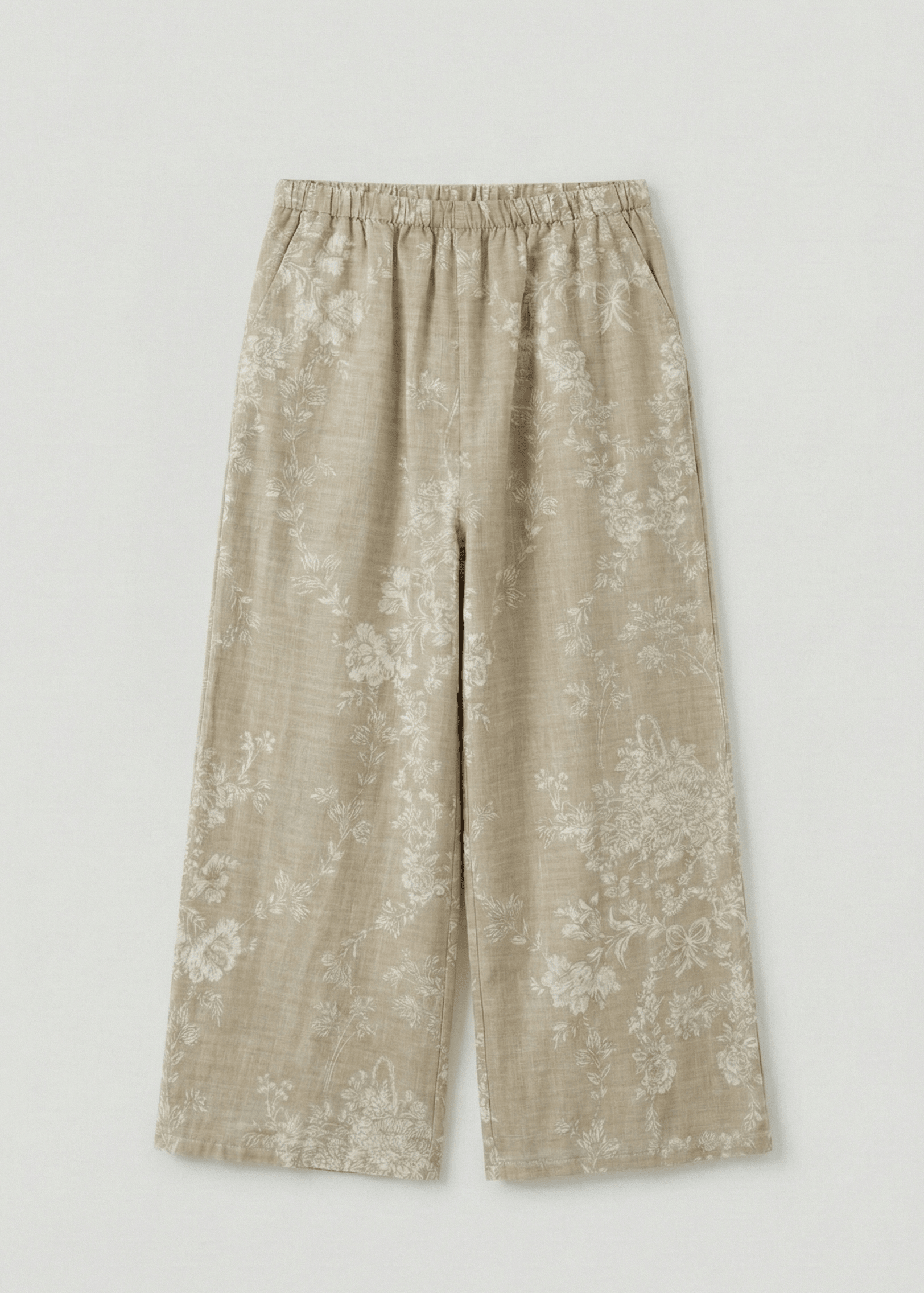 - Ever Lasting - Sabine Sleeveless & Long - Pant Floral Pajama Set / Blue - Pajamas - Ever Lasting