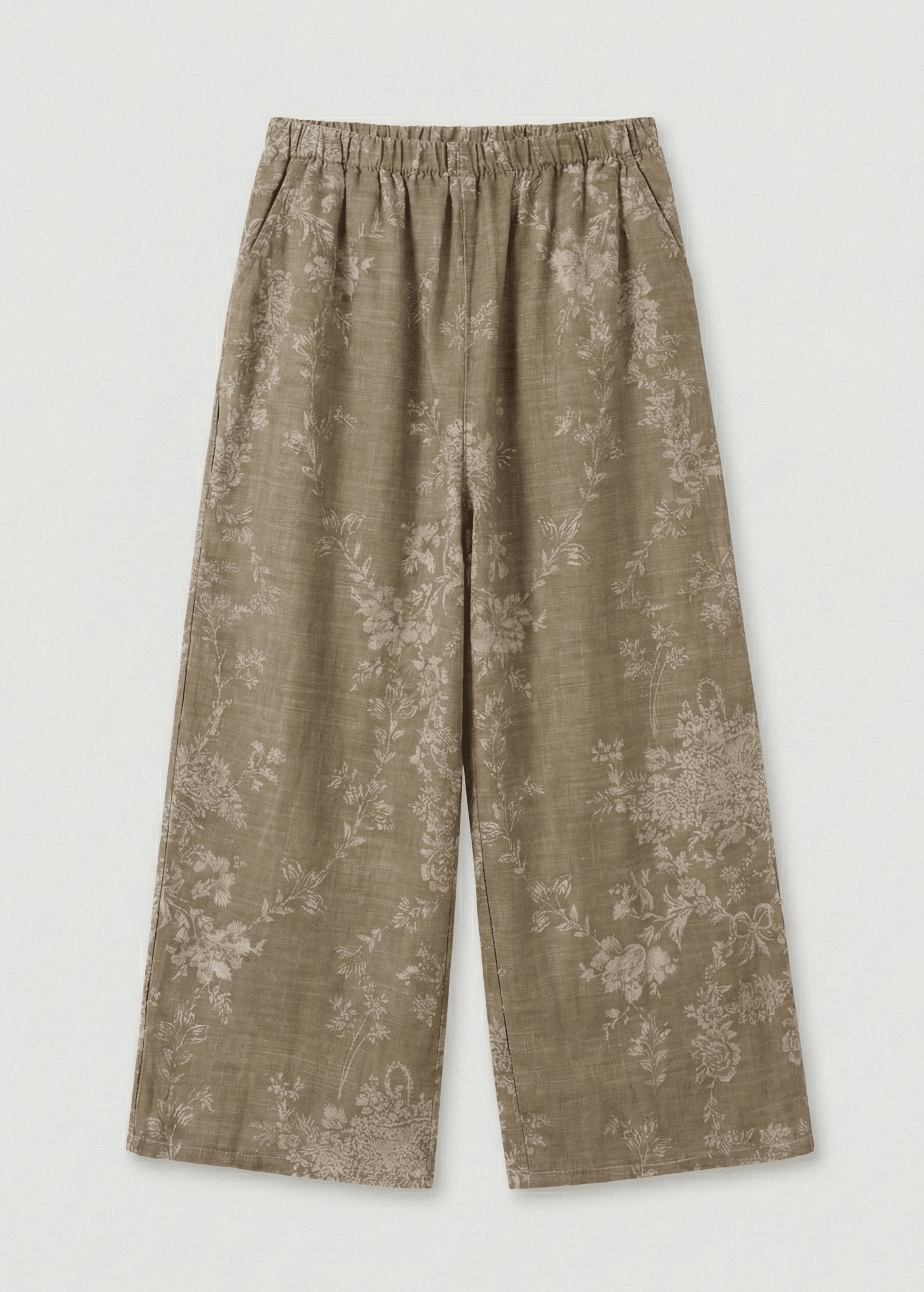 - Ever Lasting - Sabine Sleeveless & Long - Pant Floral Pajama Set / Blue - Pajamas - Ever Lasting