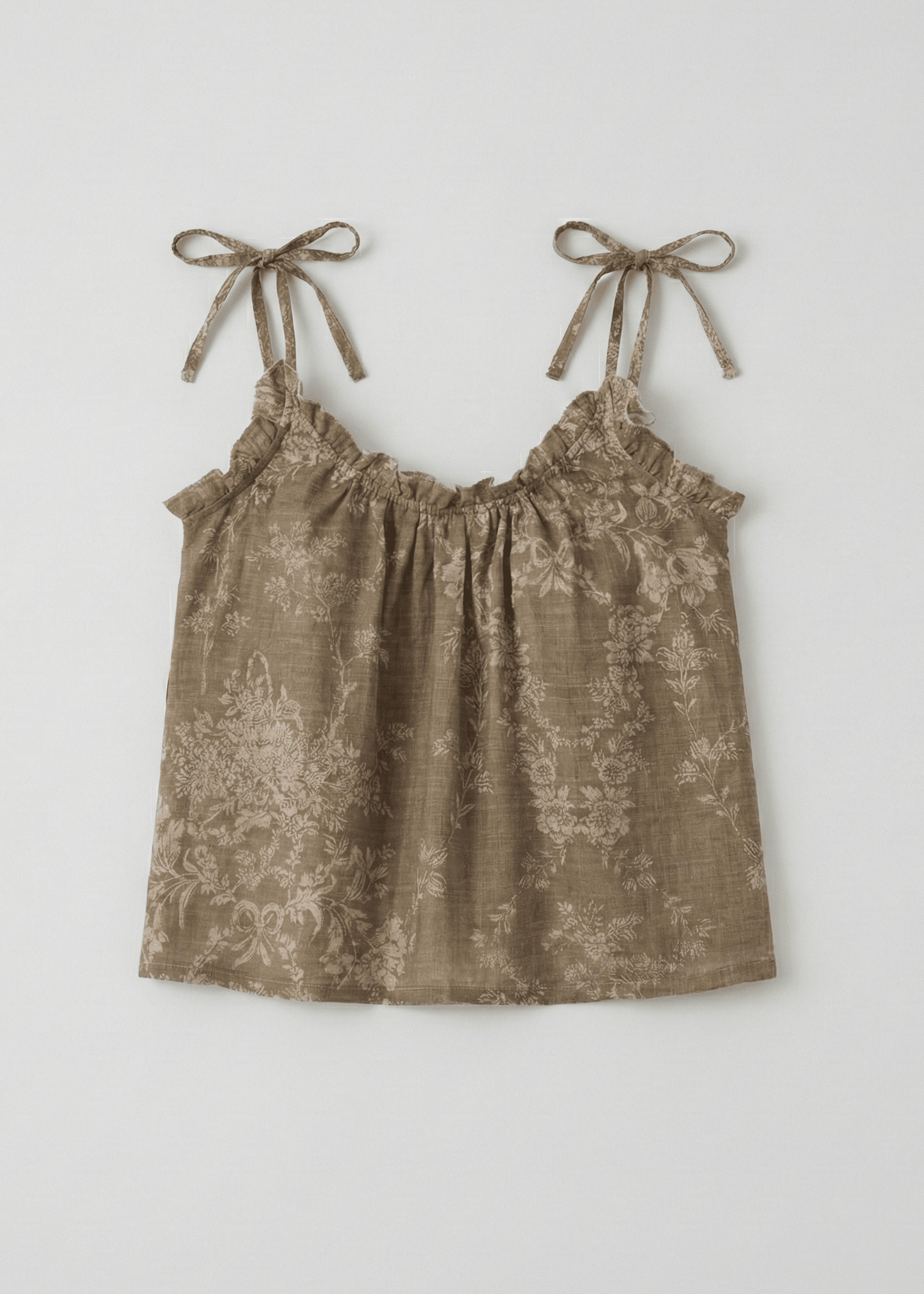 - Ever Lasting - Sabine Sleeveless & Long - Pant Floral Pajama Set / Blue - Pajamas - Ever Lasting