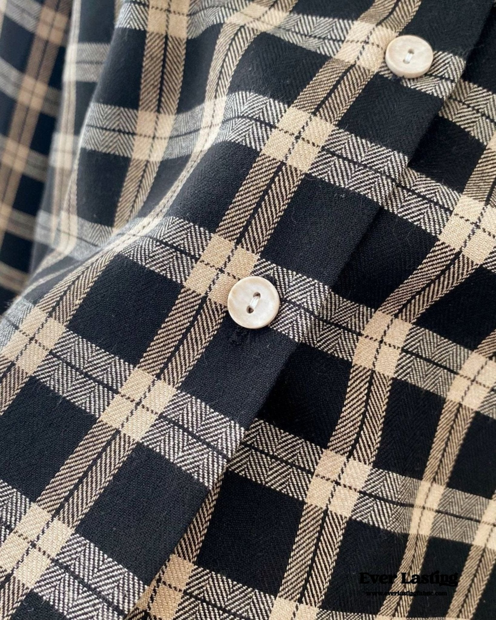 Scarlett Classic Plaid Black Pajama Set - Ever Lasting