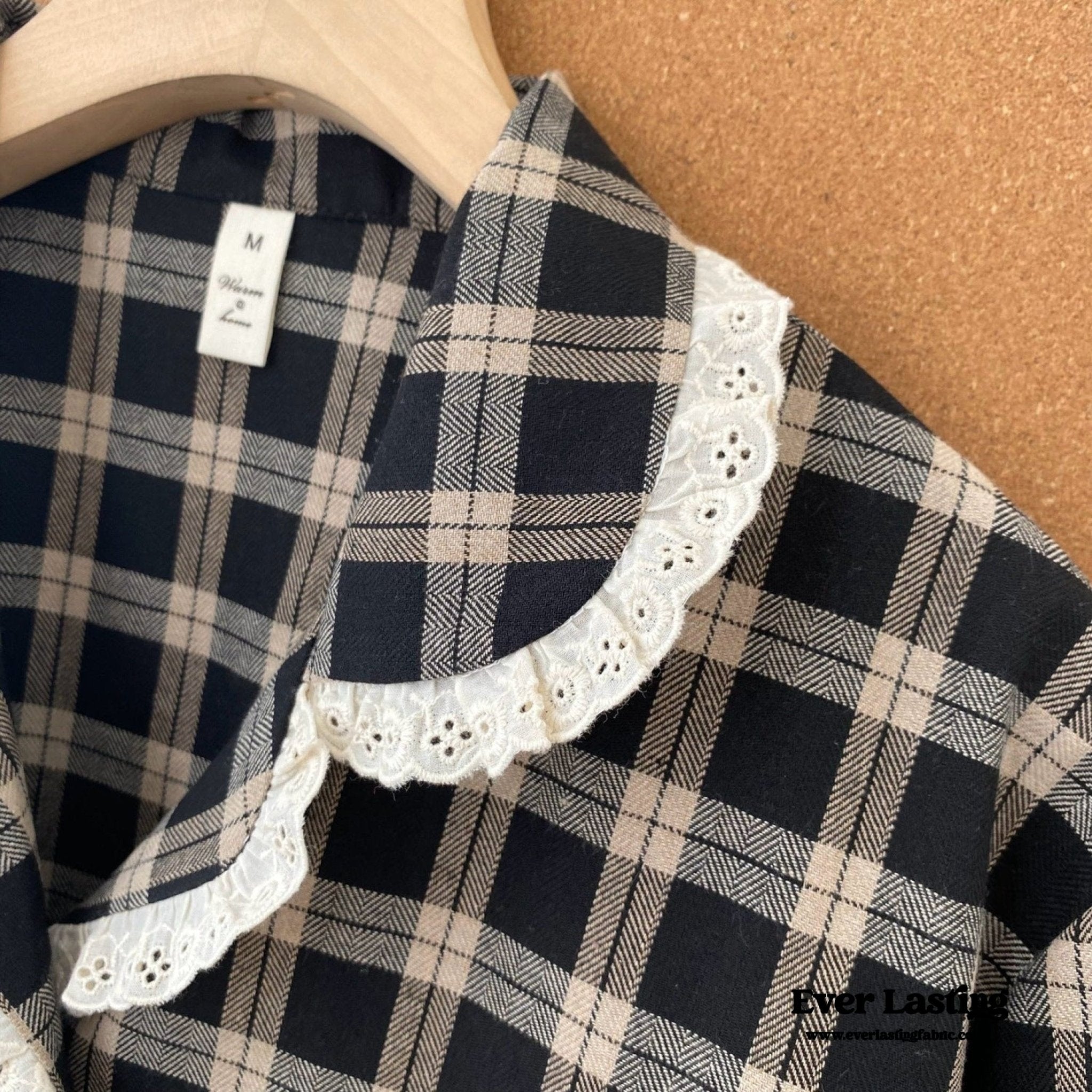 Scarlett Classic Plaid Black Pajama Set - Ever Lasting