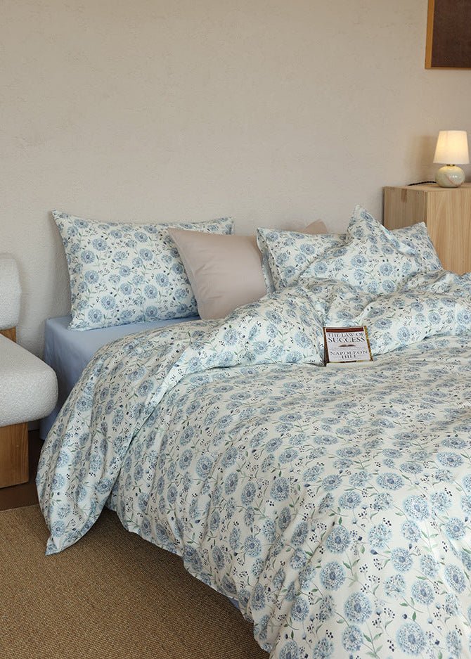 - Ever Lasting - Selah Combed Cotton Floral Bedding Bundle - Bedding Bundle - Ever Lasting