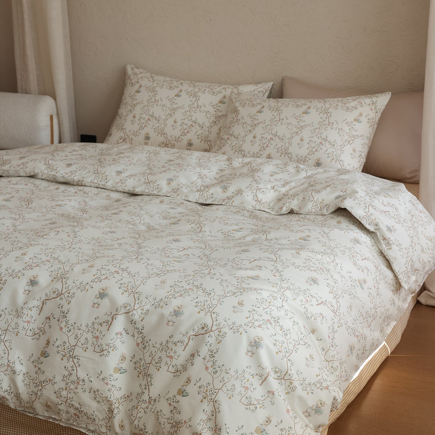 - Ever Lasting - Selah Combed Cotton Floral Bedding Bundle - Bedding Bundle - Ever Lasting