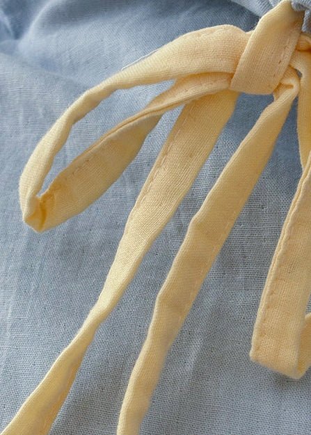 - Ever Lasting - Serena Ribbon Tied Bedding Set / Pink - Bedding Set - Ever Lasting