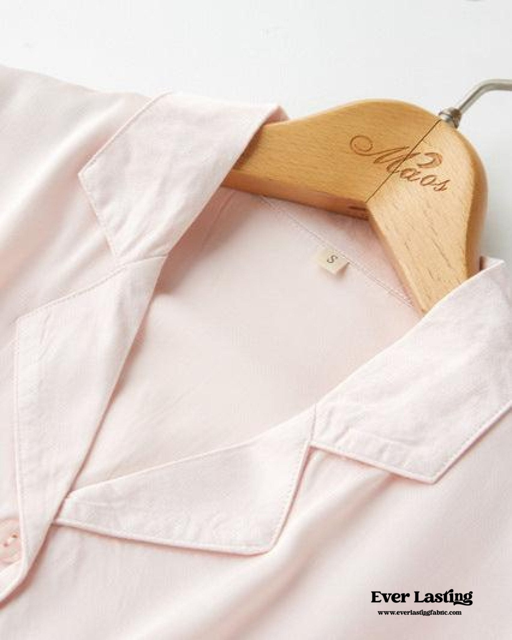 Silky Classic Morandi Silky Pajama Set / Pink - Ever Lasting