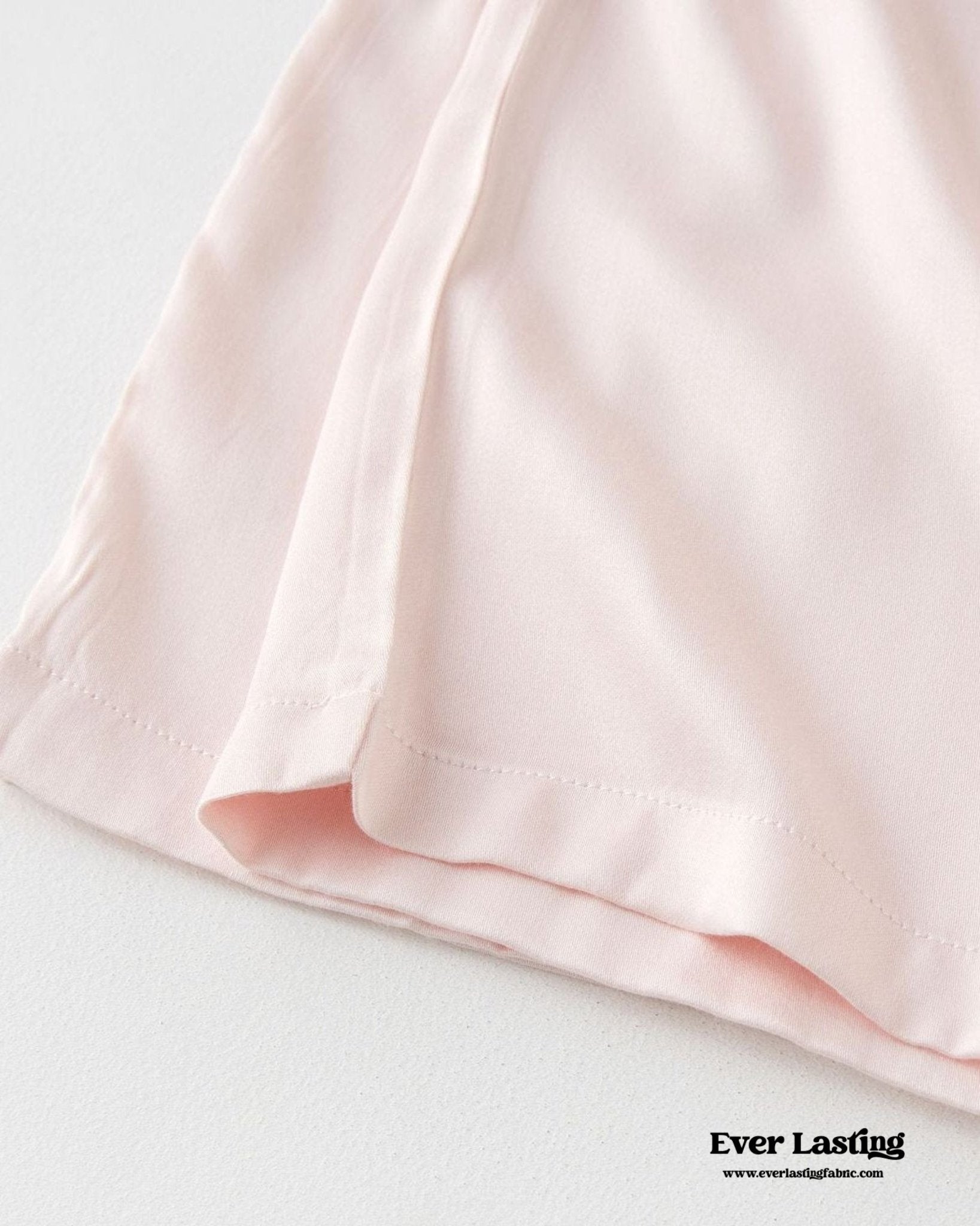 Silky Classic Morandi Silky Pajama Set / Pink - Ever Lasting