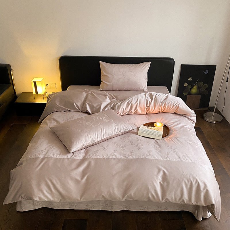 - Ever Lasting - Silky Floral Bedding Set / Snow White - Bedding Set - Ever Lasting