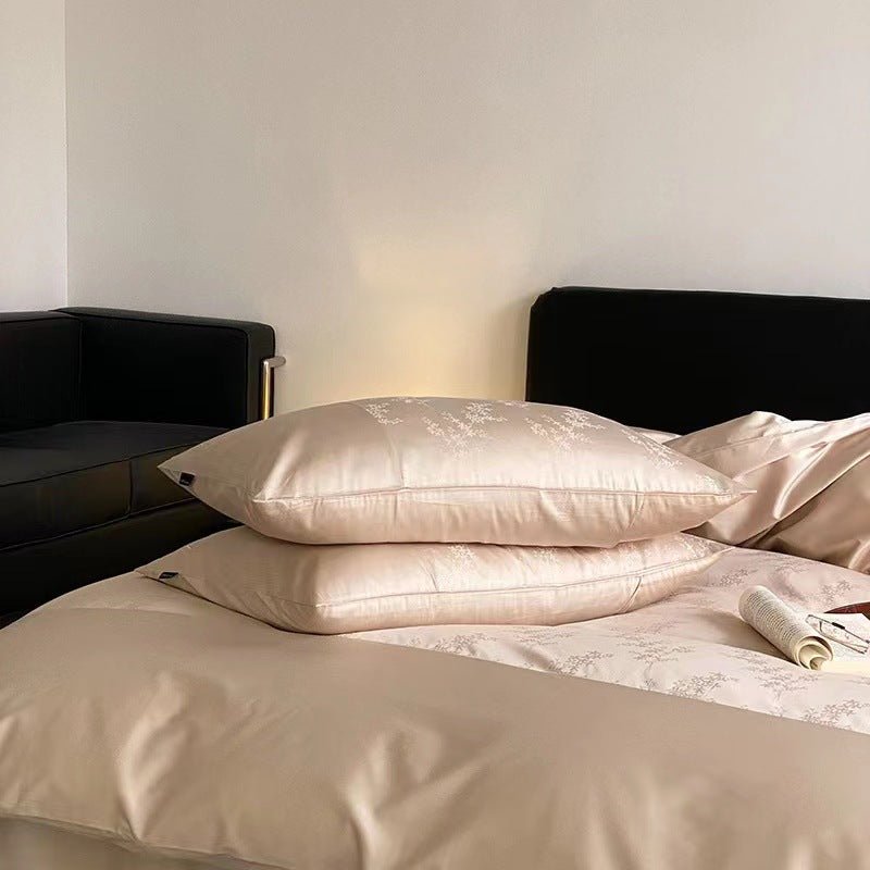 - Ever Lasting - Silky Floral Bedding Set / Snow White - Bedding Set - Ever Lasting