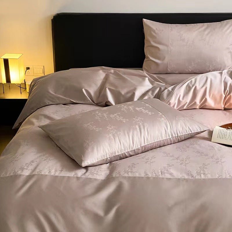 - Ever Lasting - Silky Floral Bedding Set / Snow White - Bedding Set - Ever Lasting