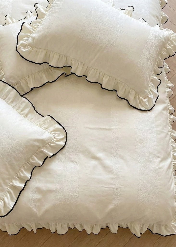 - Ever Lasting - Silky Ruffle Duvet Cover - Duvet Cover - Ever Lasting