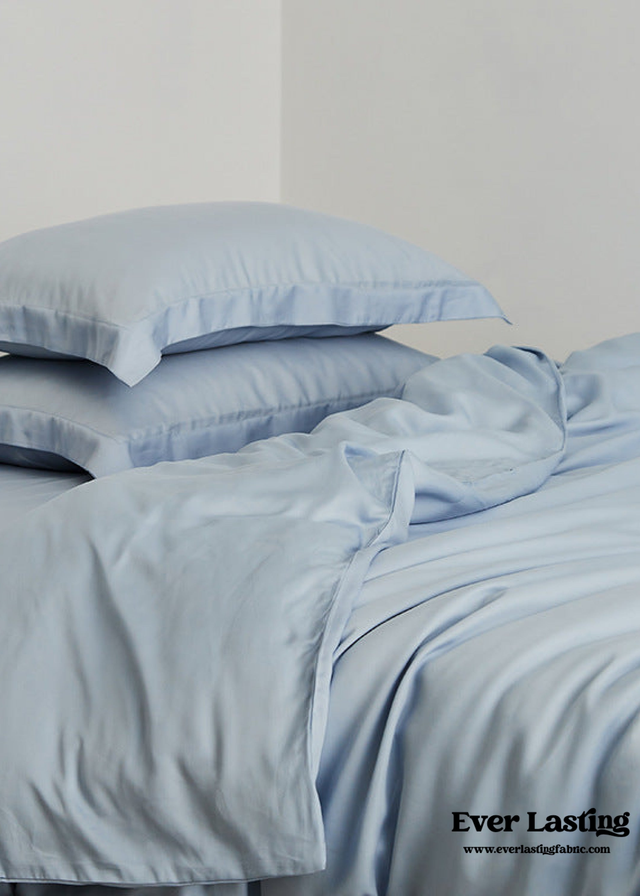 Silky Solid Tencel Bedding Set / Pink