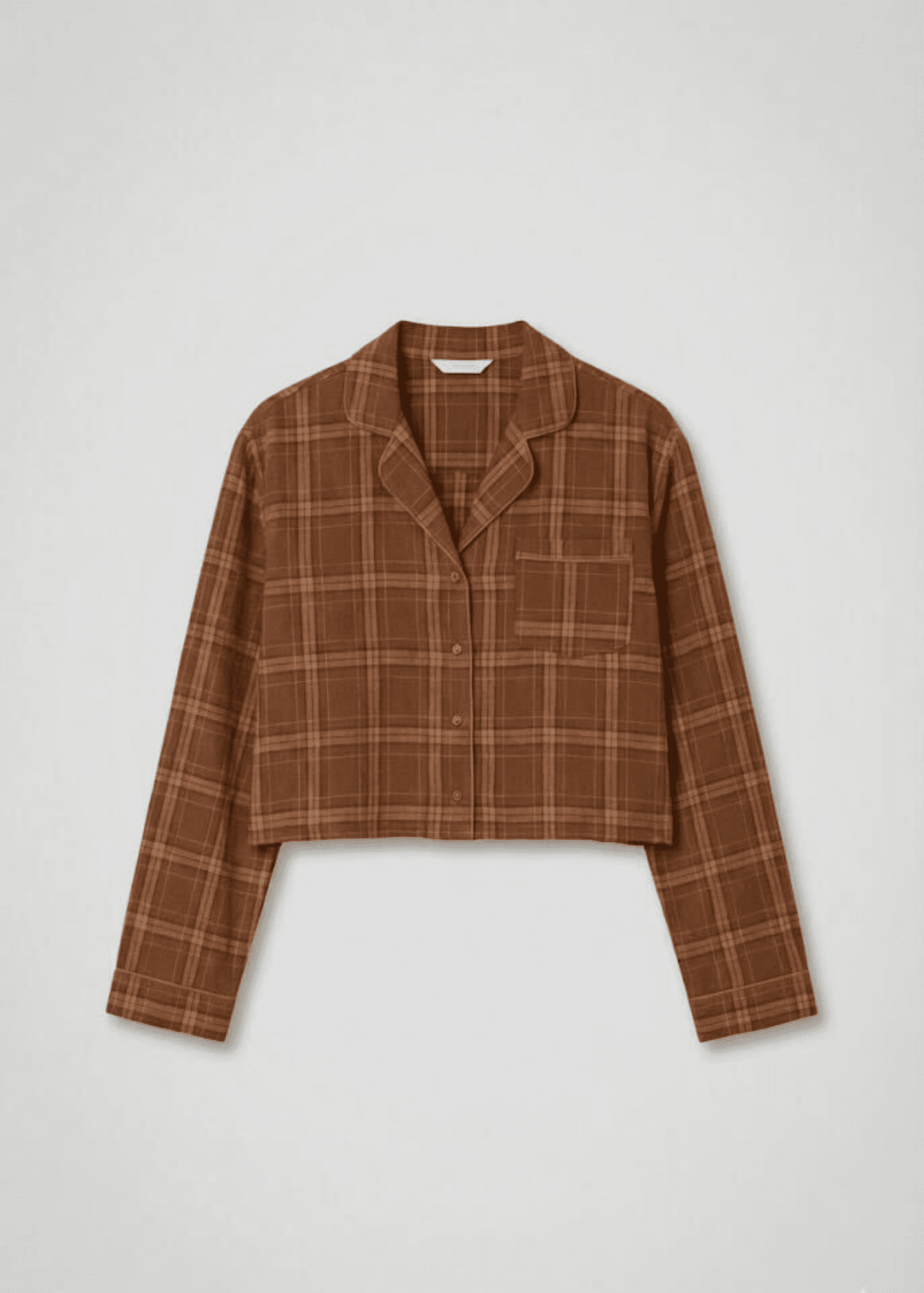 - Ever Lasting - Simone Plaid Milk Silk Lapel Pajama Set / Plaid - Pajama Set - Ever Lasting