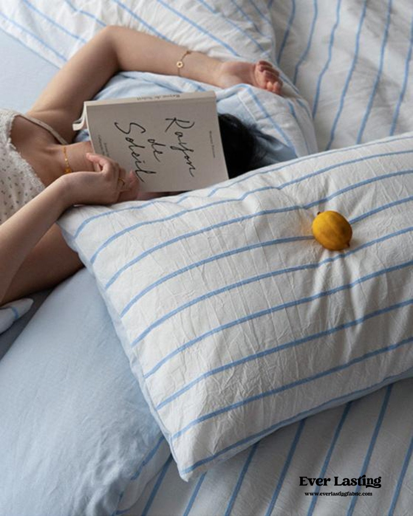 Skye Refreshing Striped Bedding Bundle - Ever Lasting